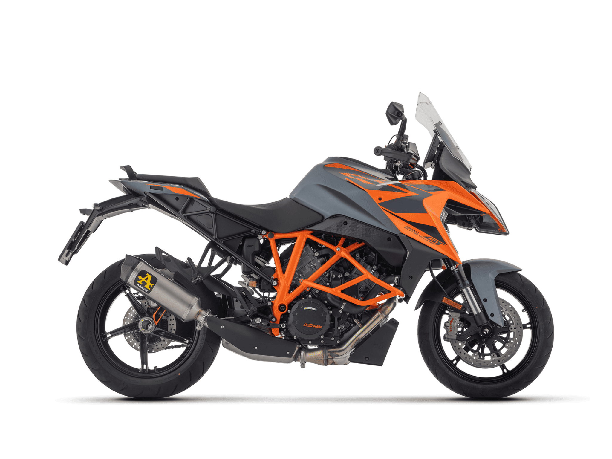KTM 1290 SUPERDUKE GT ARROW Exhaust Race-Tech Aluminium "Dark" Silencer 2017-2024 - Image 2