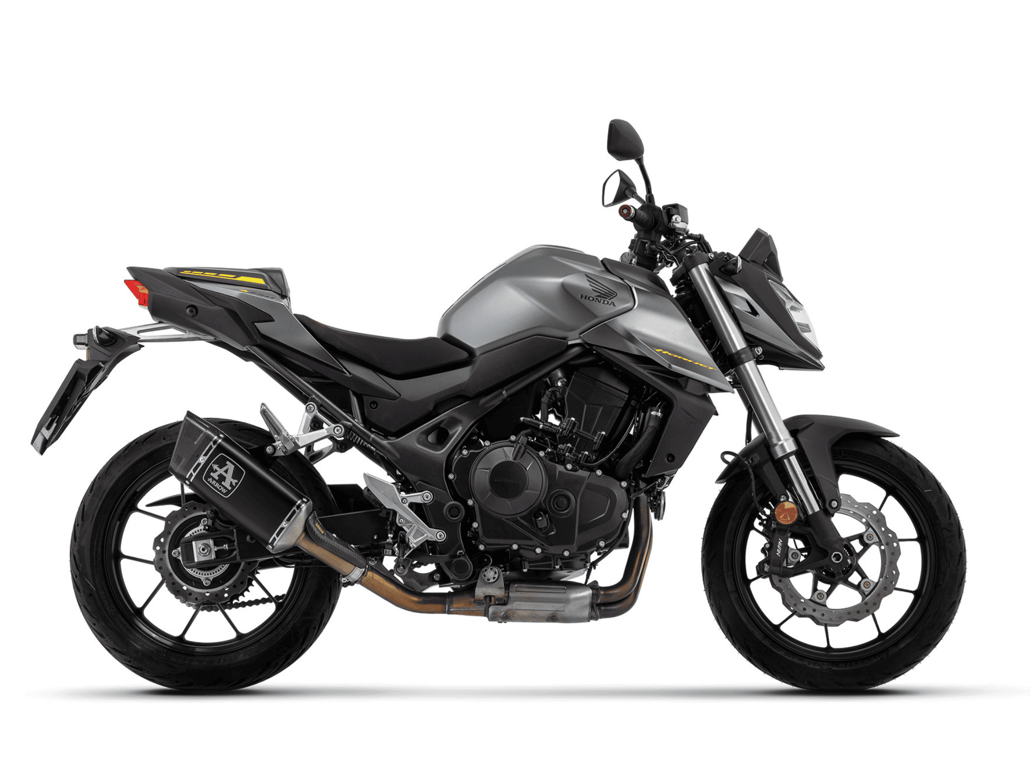 HONDA CB 750 HORNET ARROW Exhaust Pista Aluminium "Dark" Silencer 2023-2024 - Slika 2