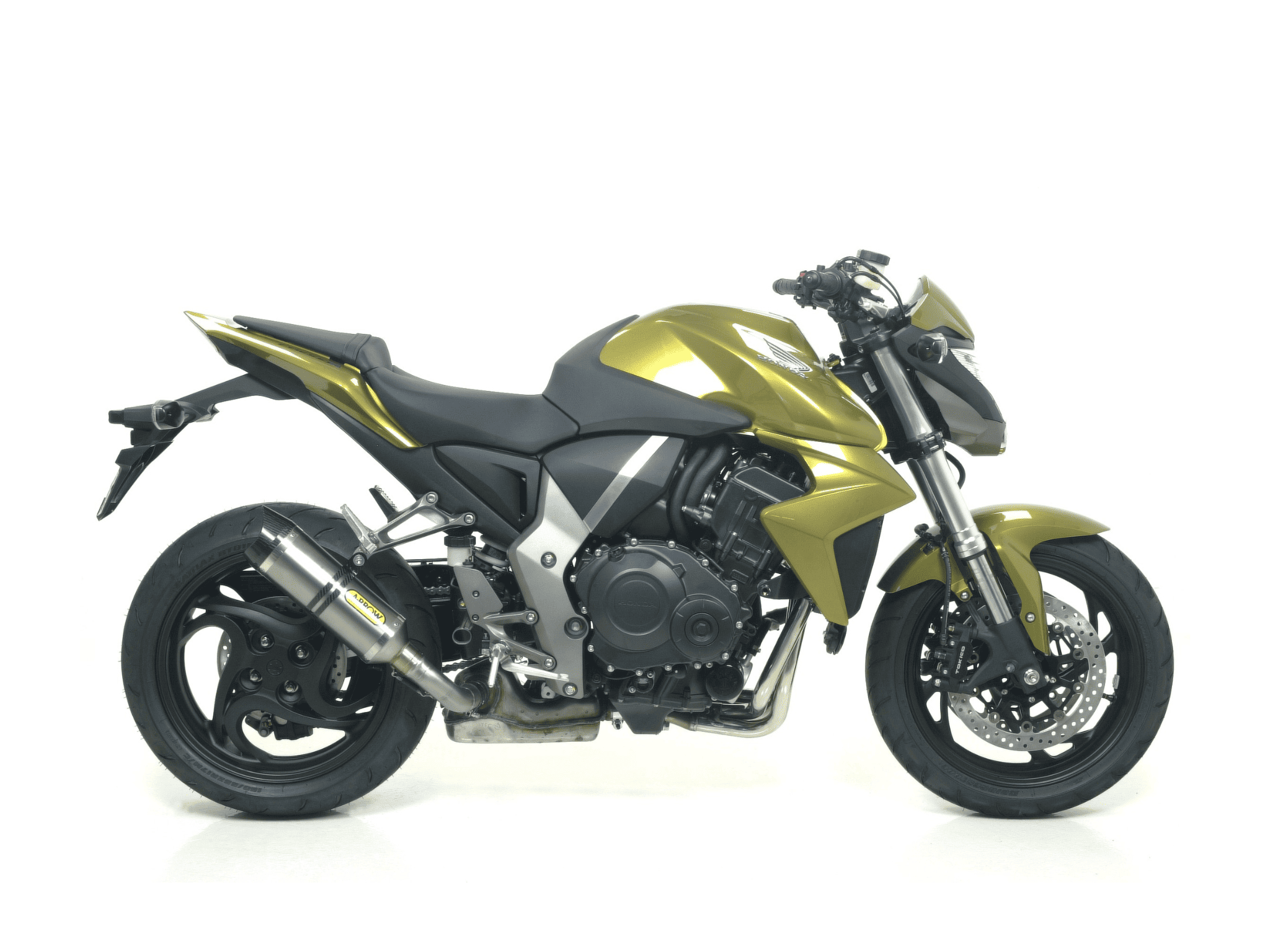HONDA CB 1000 R ARROW Exhaust Street Thunder Aluminium "Dark" Silencer 2008-2017 - immagine 2