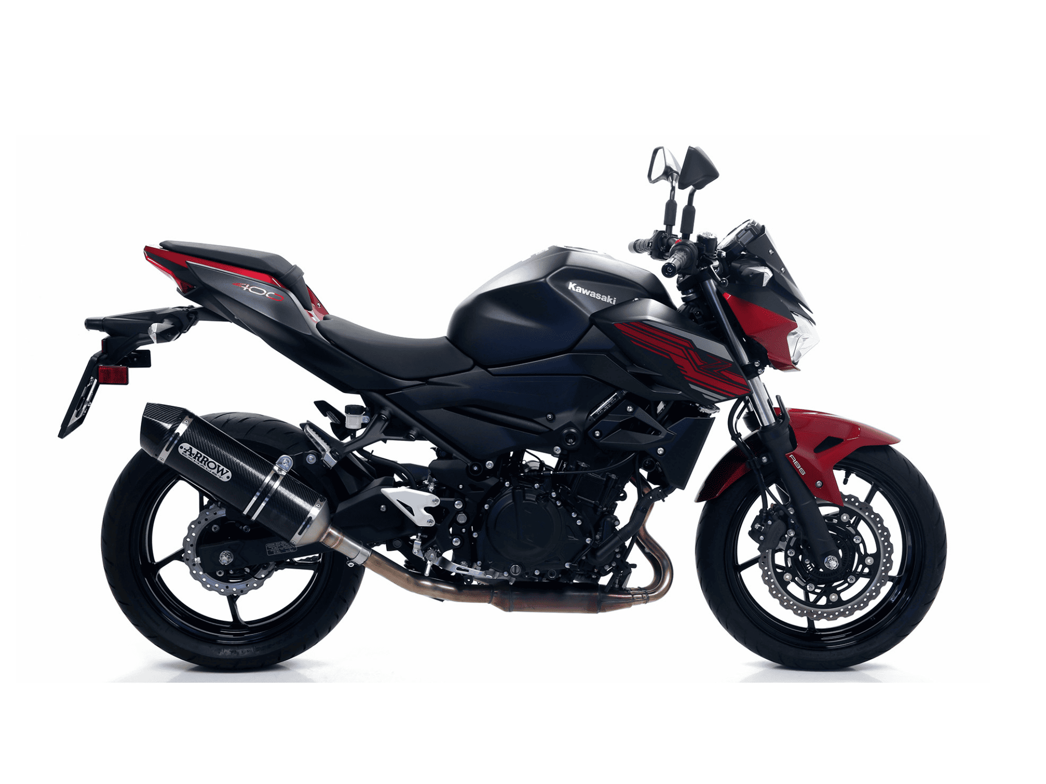 KAWASAKI Z 400 ARROW Exhaust Race-Tech Aluminium "Dark" Silencer 2019-2020 - Slika 2