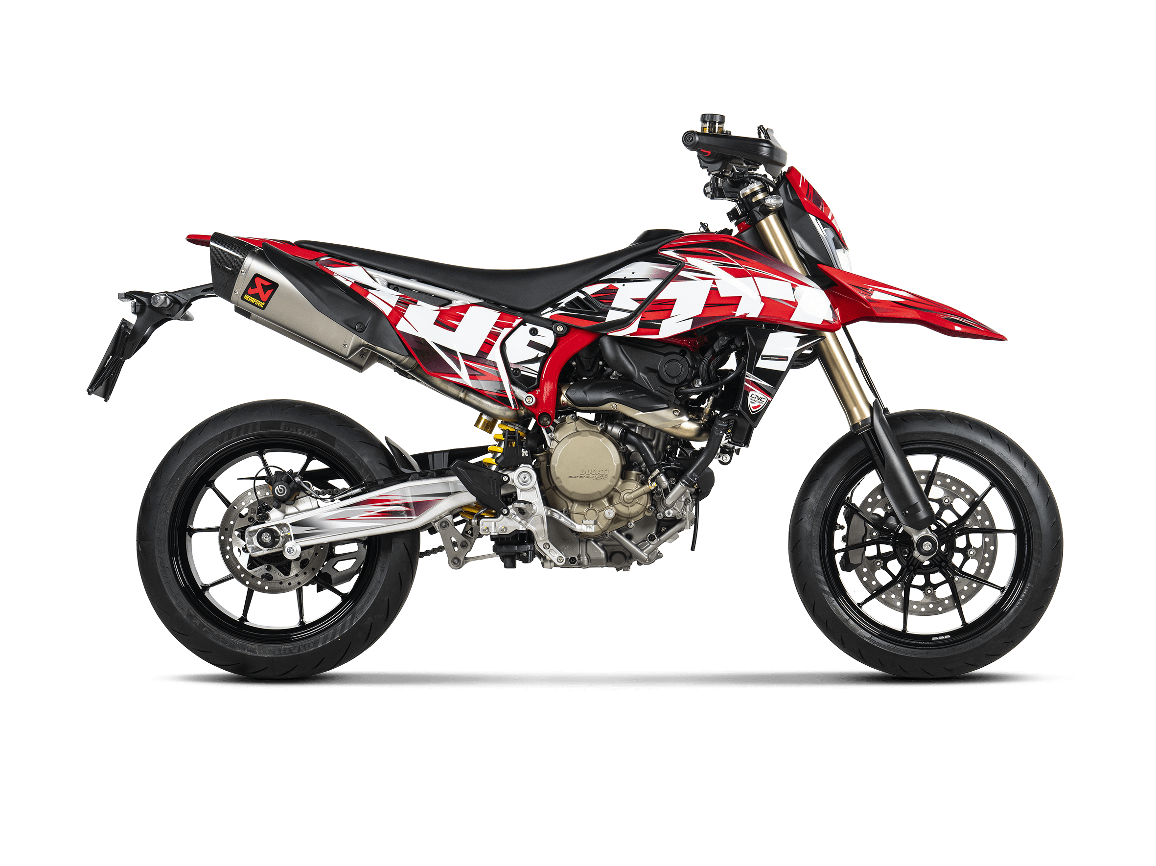 DUCATI HYPERMOTARD 698 MONO / RVE Akrapovič Slip-On Line (Titanium) 2024-2026 - immagine 2