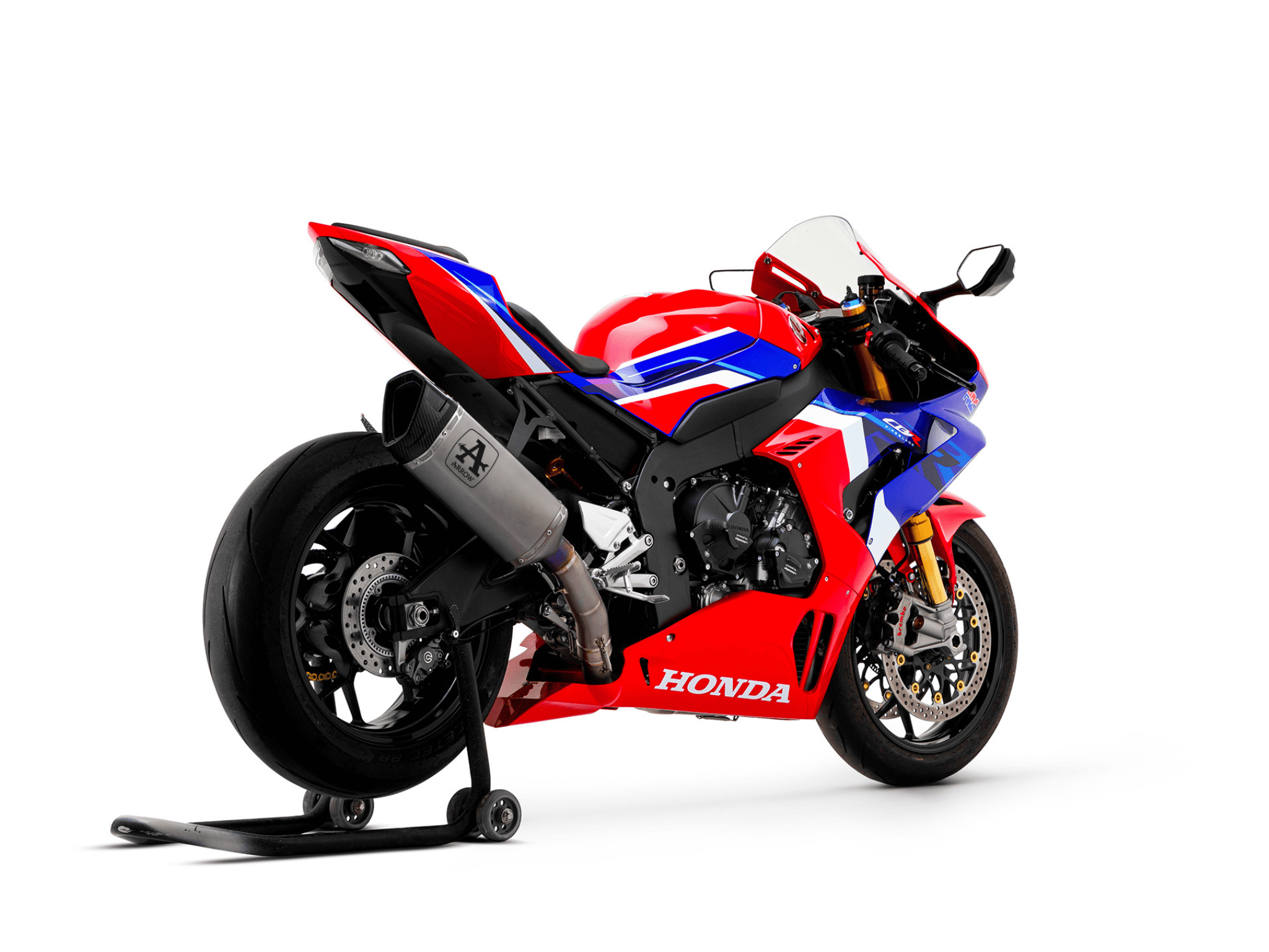 HONDA CBR 1000 RR-R ARROW Exhaust Pista Titanium Silencer with Titanium Link Pipe 2020-2023 - immagine 3