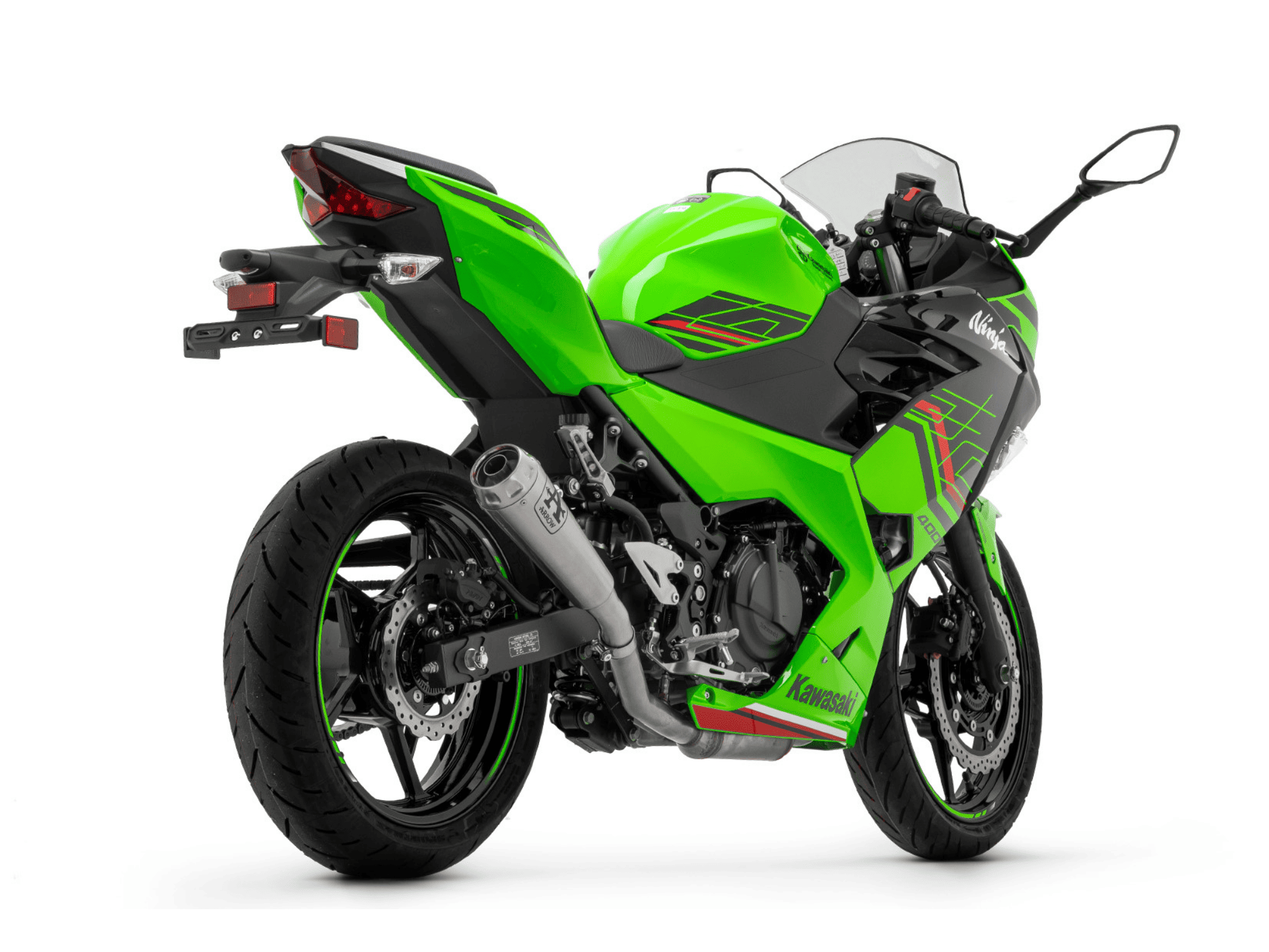 KAWASAKI NINJA 400 ARROW Exhaust Pro-Race Nichrom Silencer 2023 - immagine 3