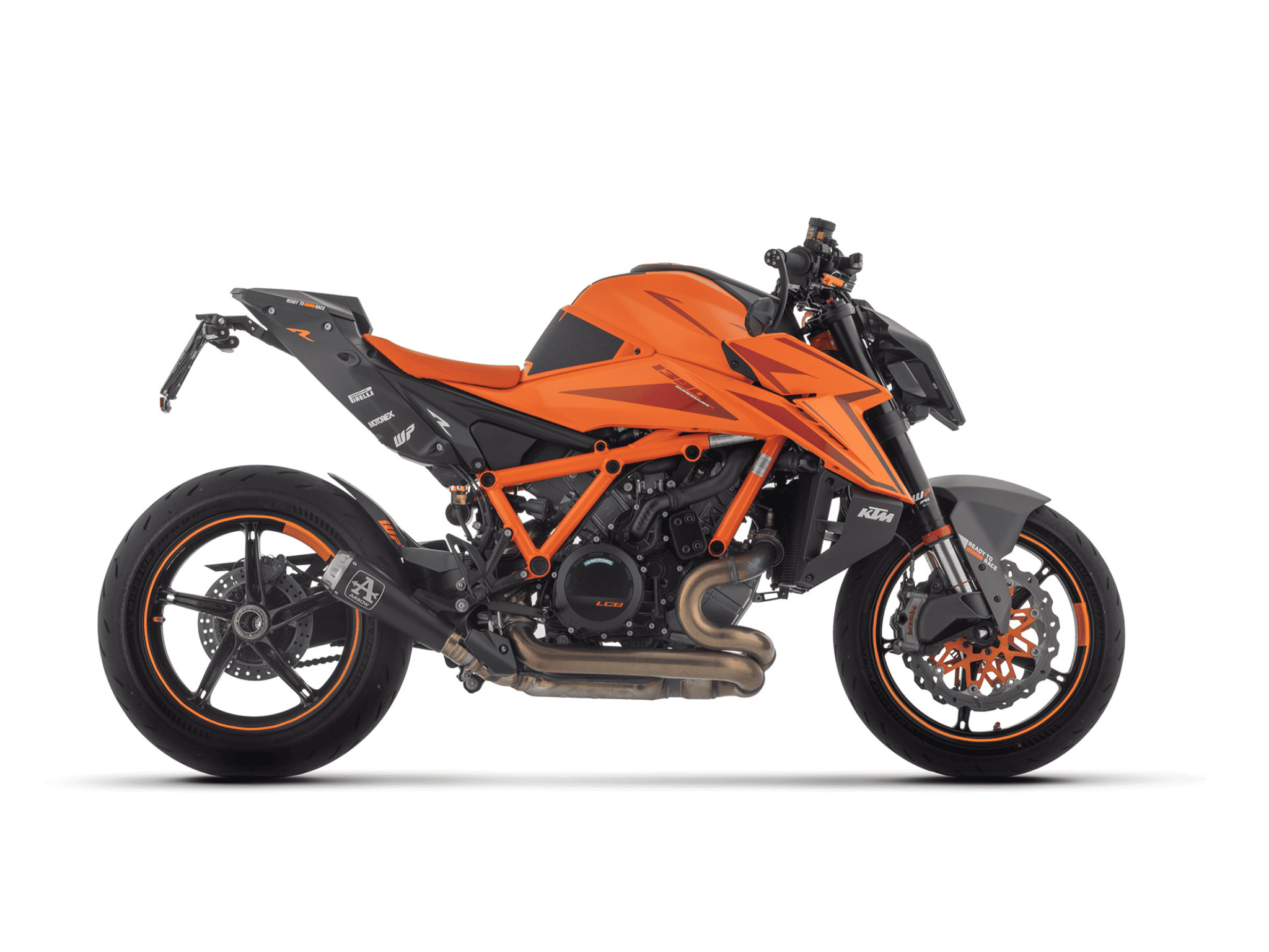 KTM 1390 SUPERDUKE R ARROW Exhaust Pro-Race Nichrom "Dark" Silencer 2024-2026 - immagine 2