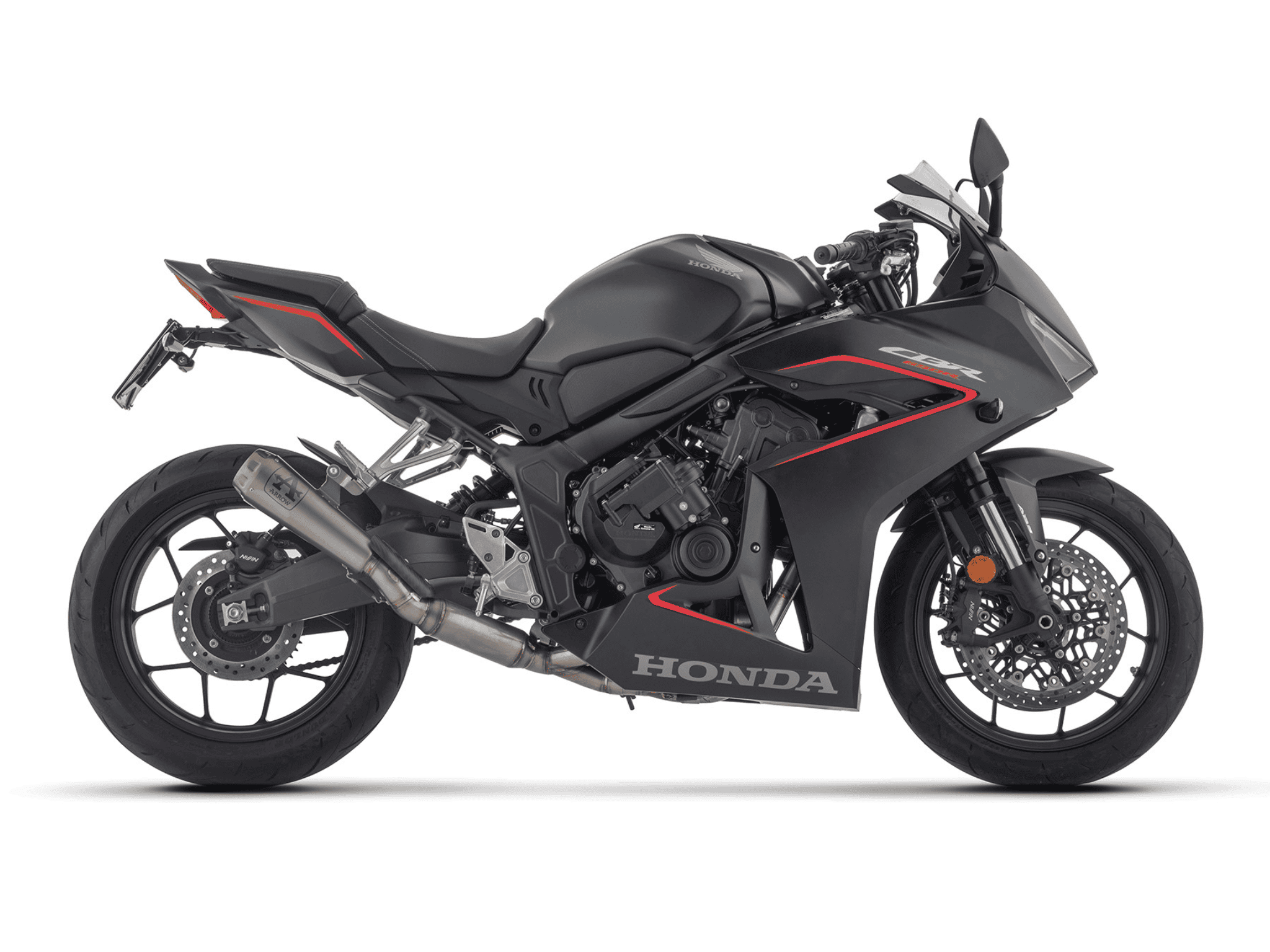 HONDA CBR 650 R ARROW Exhaust Full System Racing with Pro-Race "Dark" Silencer 2024-2026 - Slika 2
