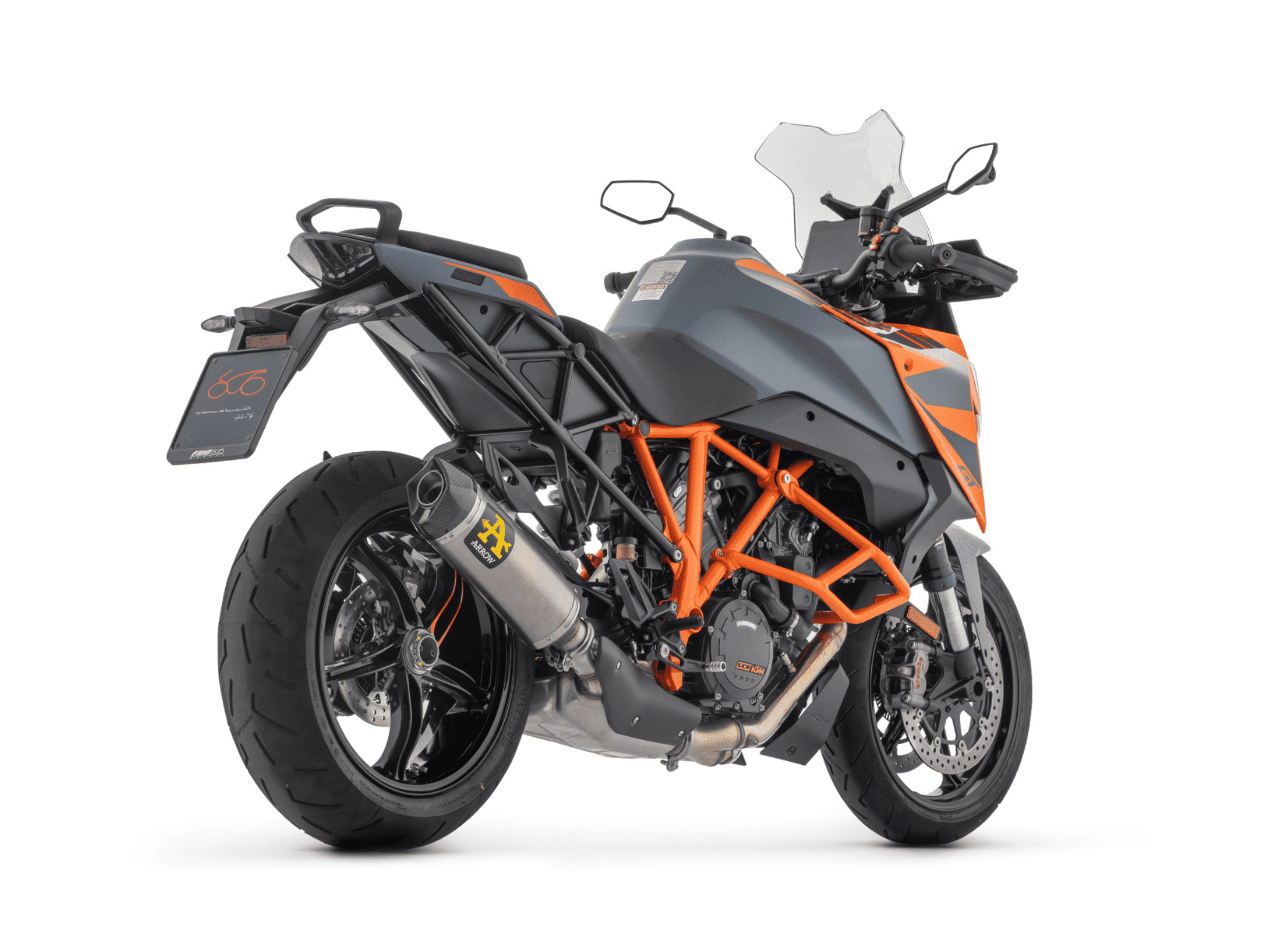 KTM 1290 SUPERDUKE GT ARROW Exhaust Race-Tech Aluminium "Dark" Silencer 2017-2024 - Image 3