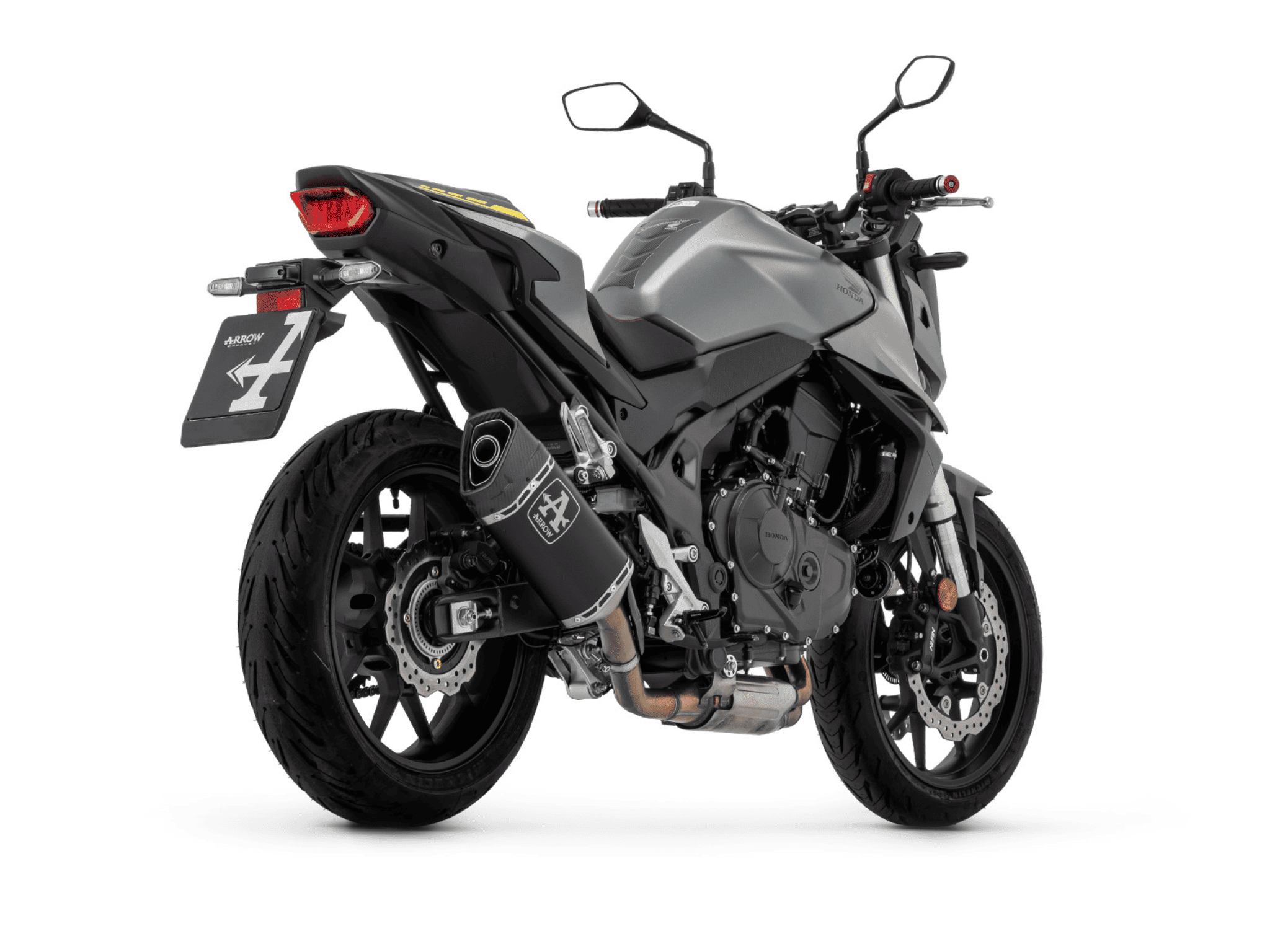 HONDA CB 750 HORNET ARROW Exhaust Pista Aluminium "Dark" Silencer 2023-2024 - Slika 3