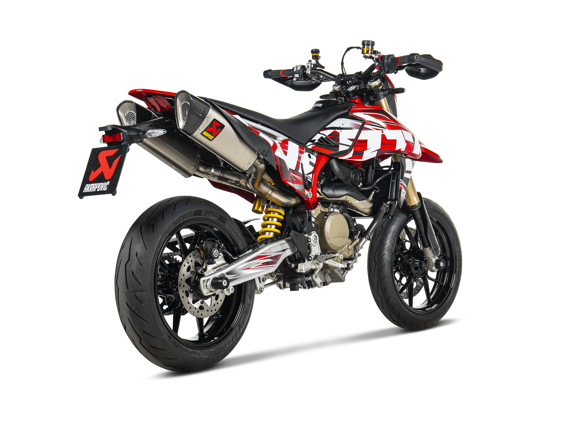 DUCATI HYPERMOTARD 698 MONO / RVE Akrapovič Slip-On Line (Titanium) 2024-2026 - immagine 3
