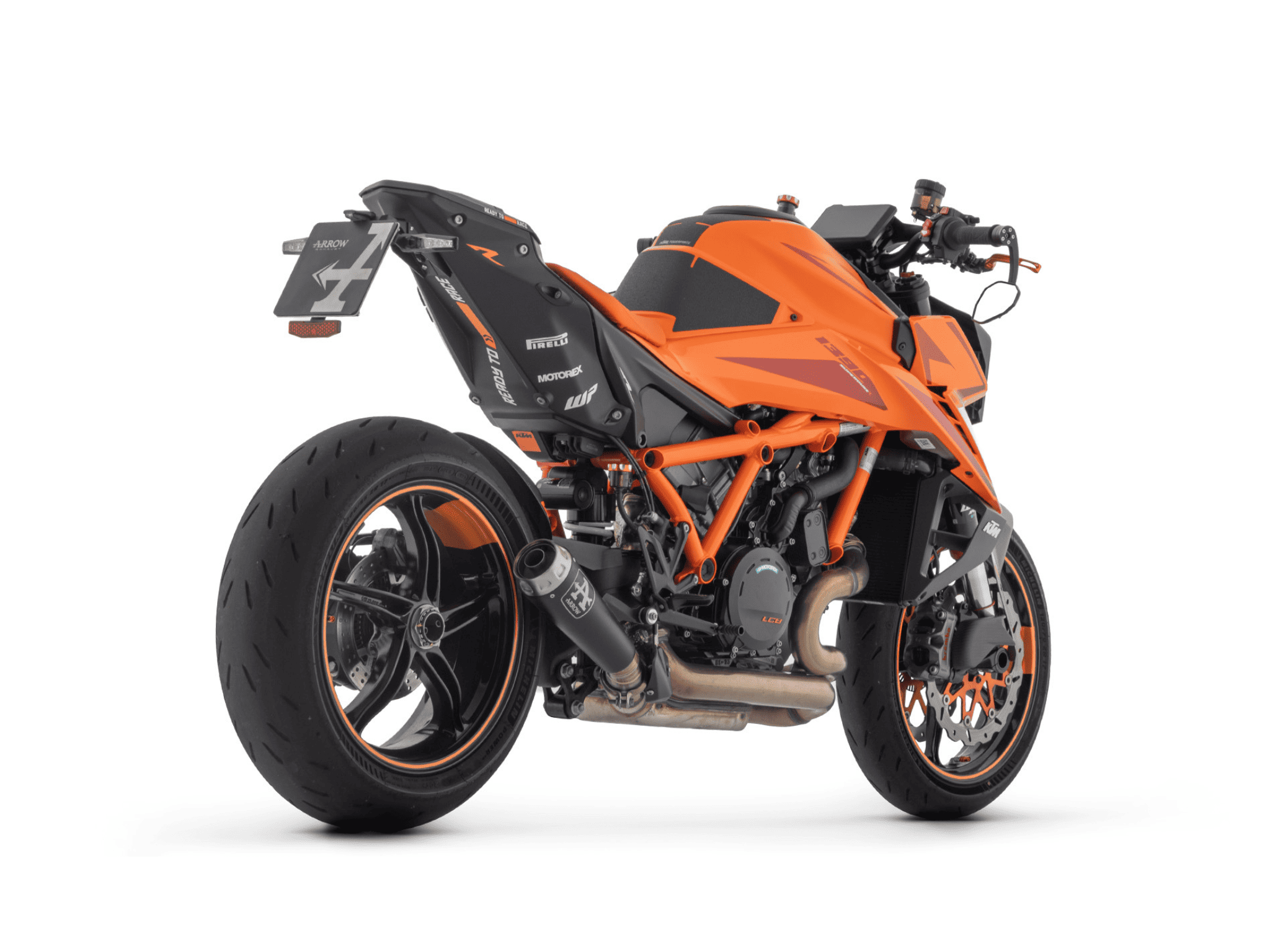 KTM 1390 SUPERDUKE R ARROW Exhaust Pro-Race Nichrom "Dark" Silencer 2024-2026 - immagine 3