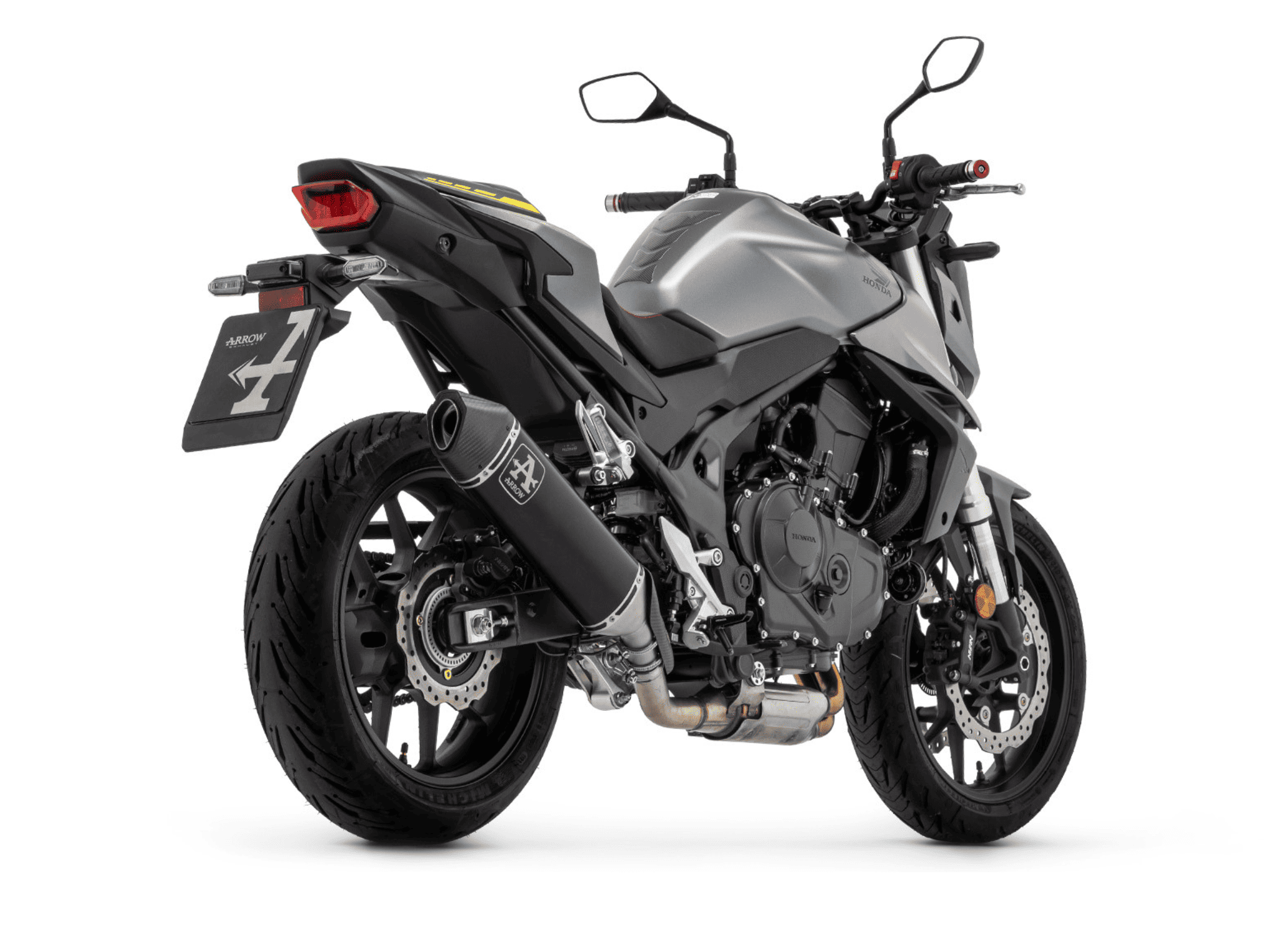 HONDA CB 750 HORNET ARROW Exhaust Veloce Aluminium "Dark" Silencer 2023-2024 - Slika 3