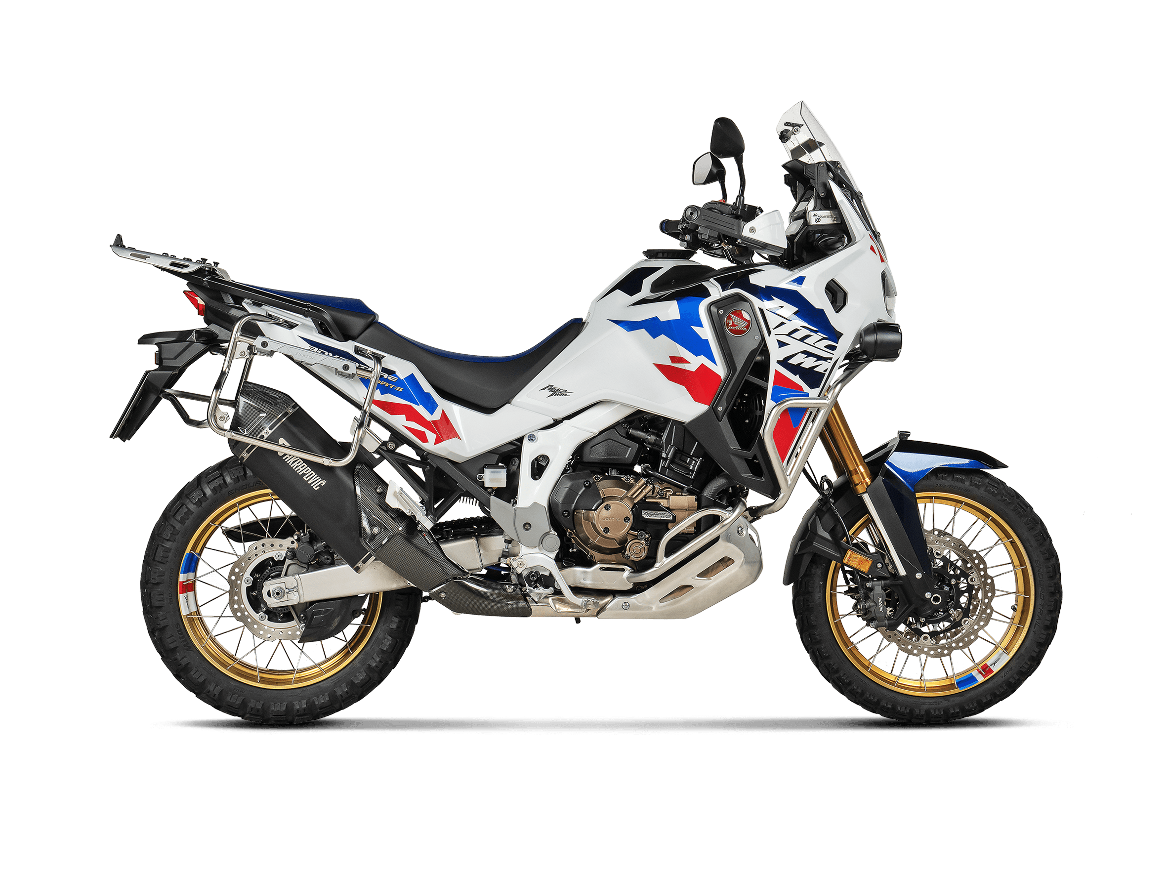 HONDA CRF 1100 L AFRICA TWIN ADV SPORTS Akrapovič Slip-On Line (Titanium) 2024-2026 - Slika 2
