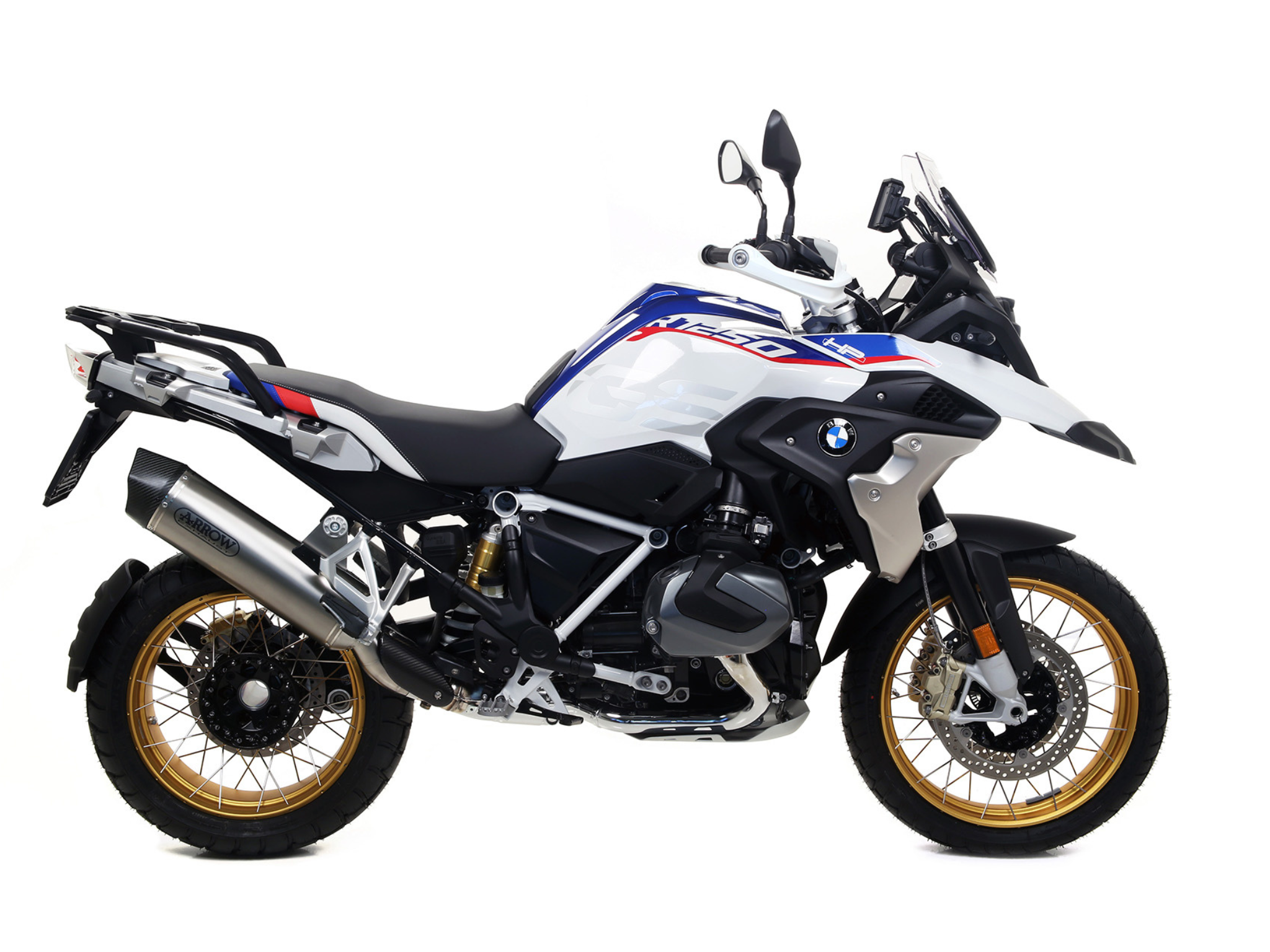BMW R 1250 GS / ADVENTURE ARROW Exhaust Maxi Race-Tech Aluminium Silencer 2019-2024 - Image 2
