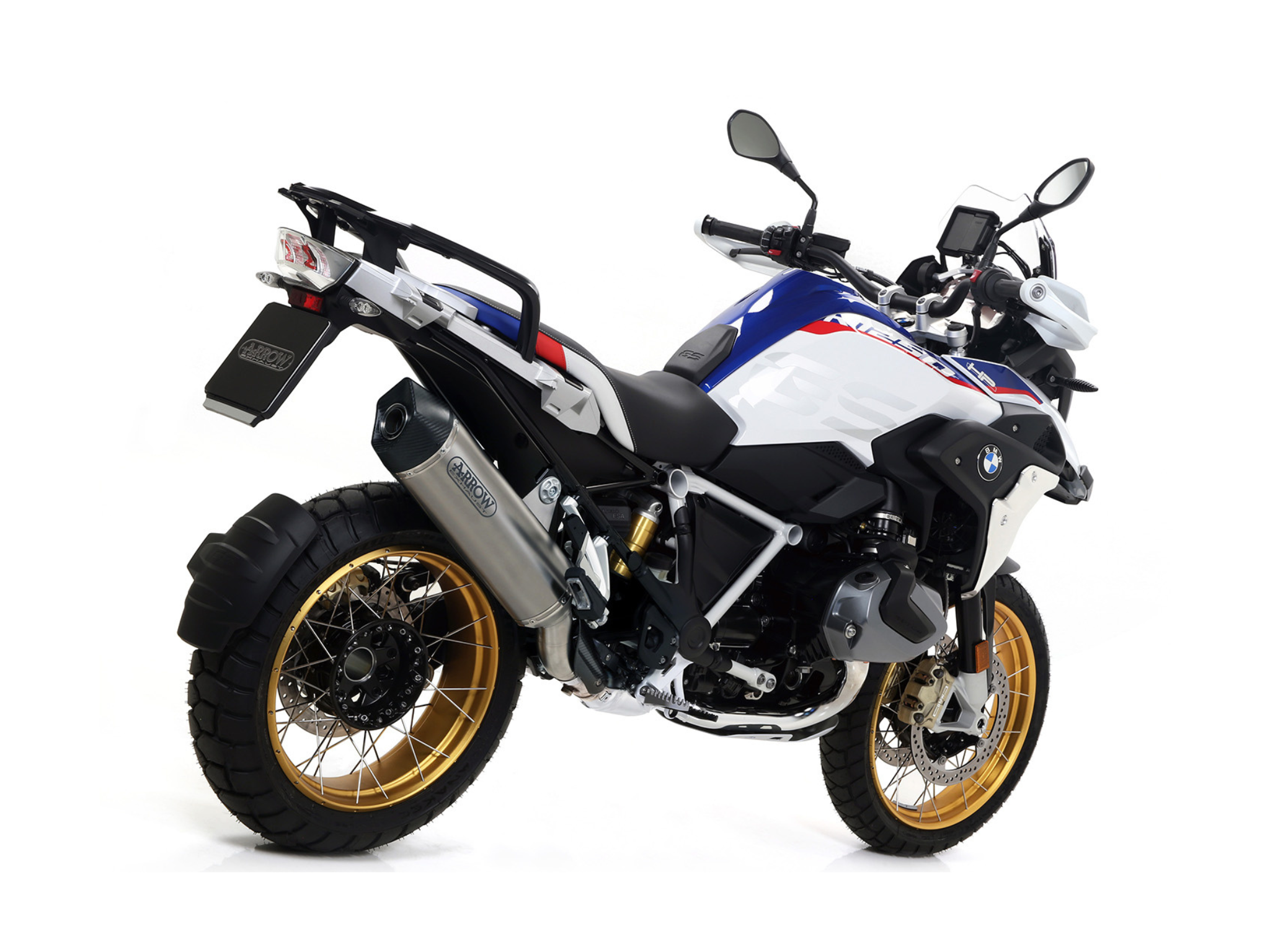 BMW R 1250 GS / ADVENTURE ARROW Exhaust Maxi Race-Tech Aluminium Silencer 2019-2024 - Image 3