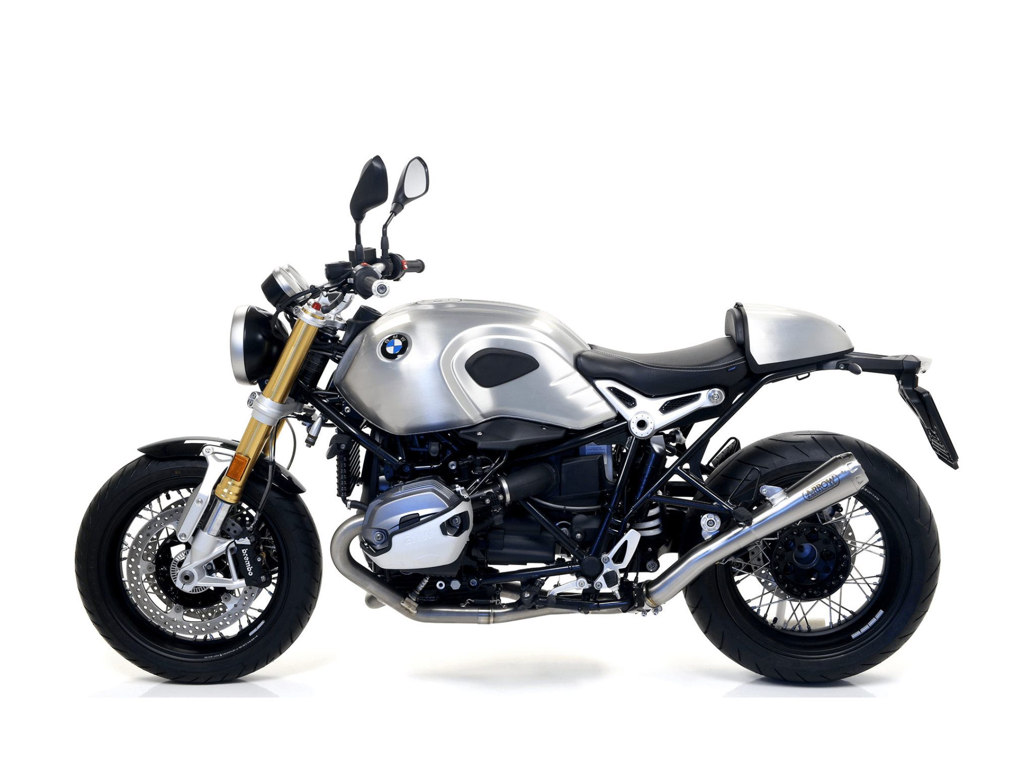 BMW R NINE T ARROW Exhaust Pro-Race Nichrom Silencer 2014-2019 - Image 2