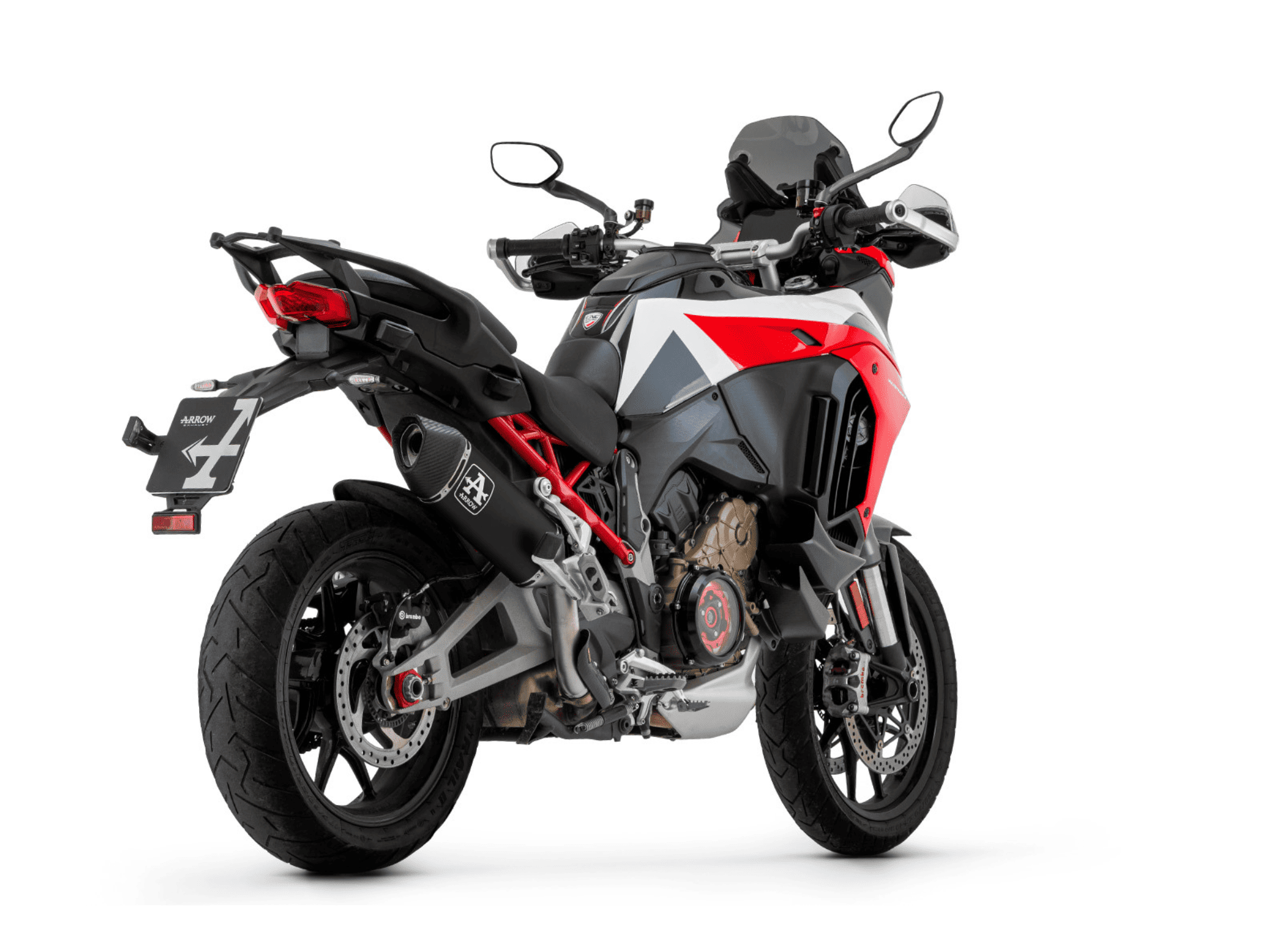 DUCATI MULTISTRADA V4 ARROW Exhaust Veloce Titanium "Dark" Silencer 2021-2024 - immagine 3