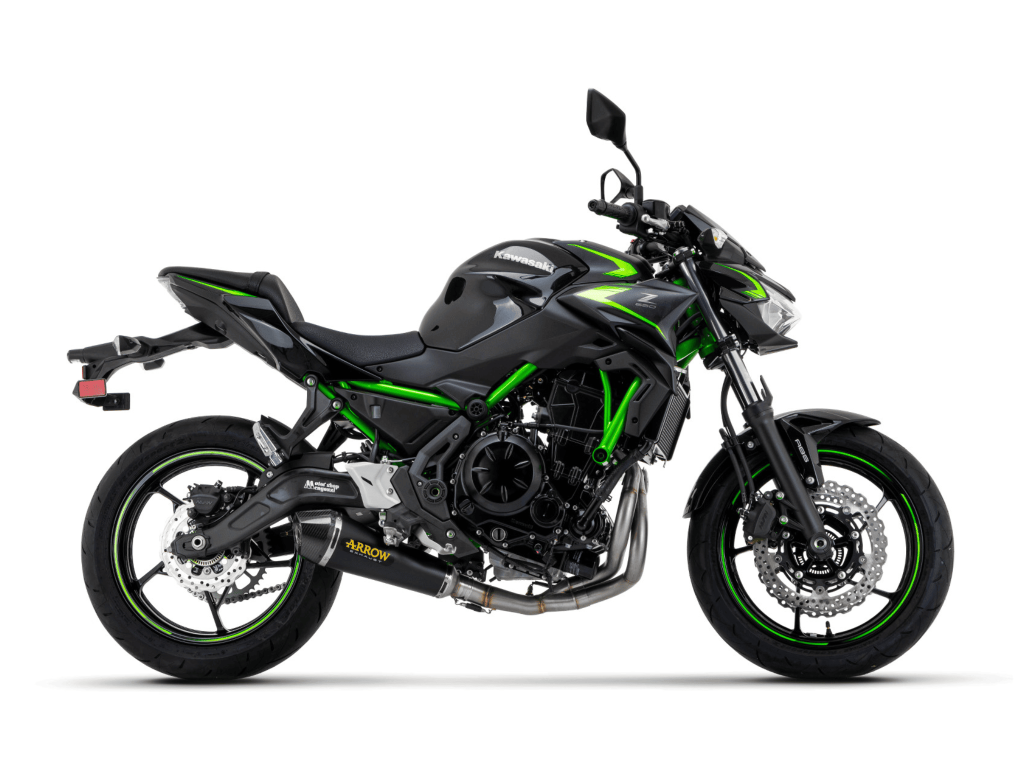 KAWASAKI Z 650 ARROW Exhaust Complete System with X-Kone "Dark" Silencer 2021-2023 - Slika 2