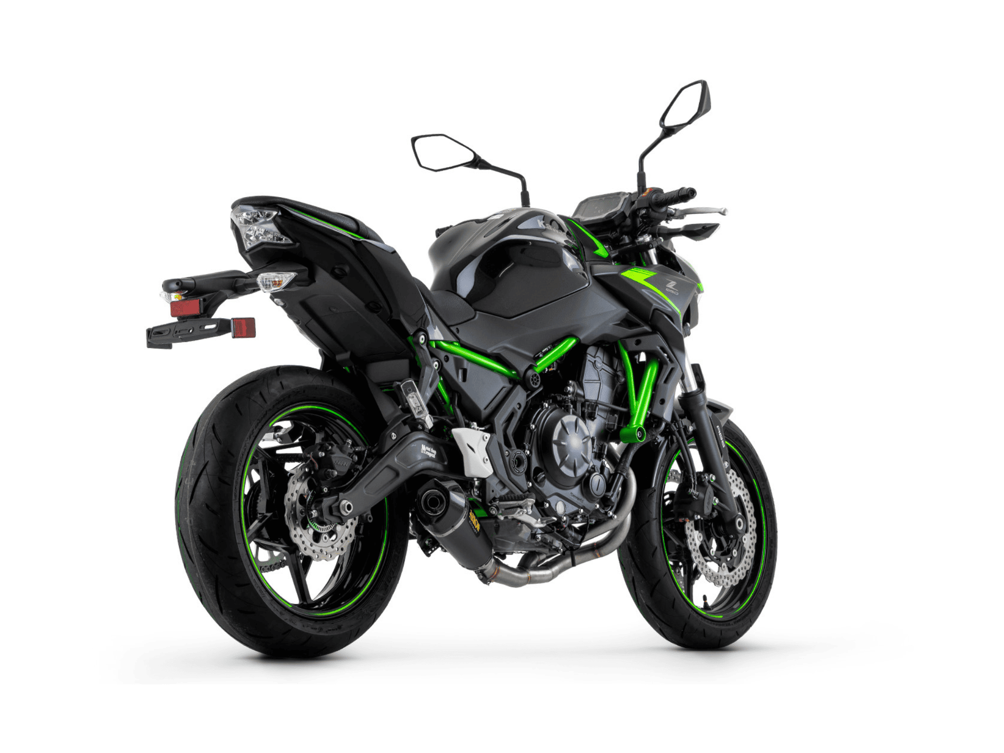 KAWASAKI Z 650 ARROW Exhaust Complete System with X-Kone "Dark" Silencer 2021-2023 - Slika 3