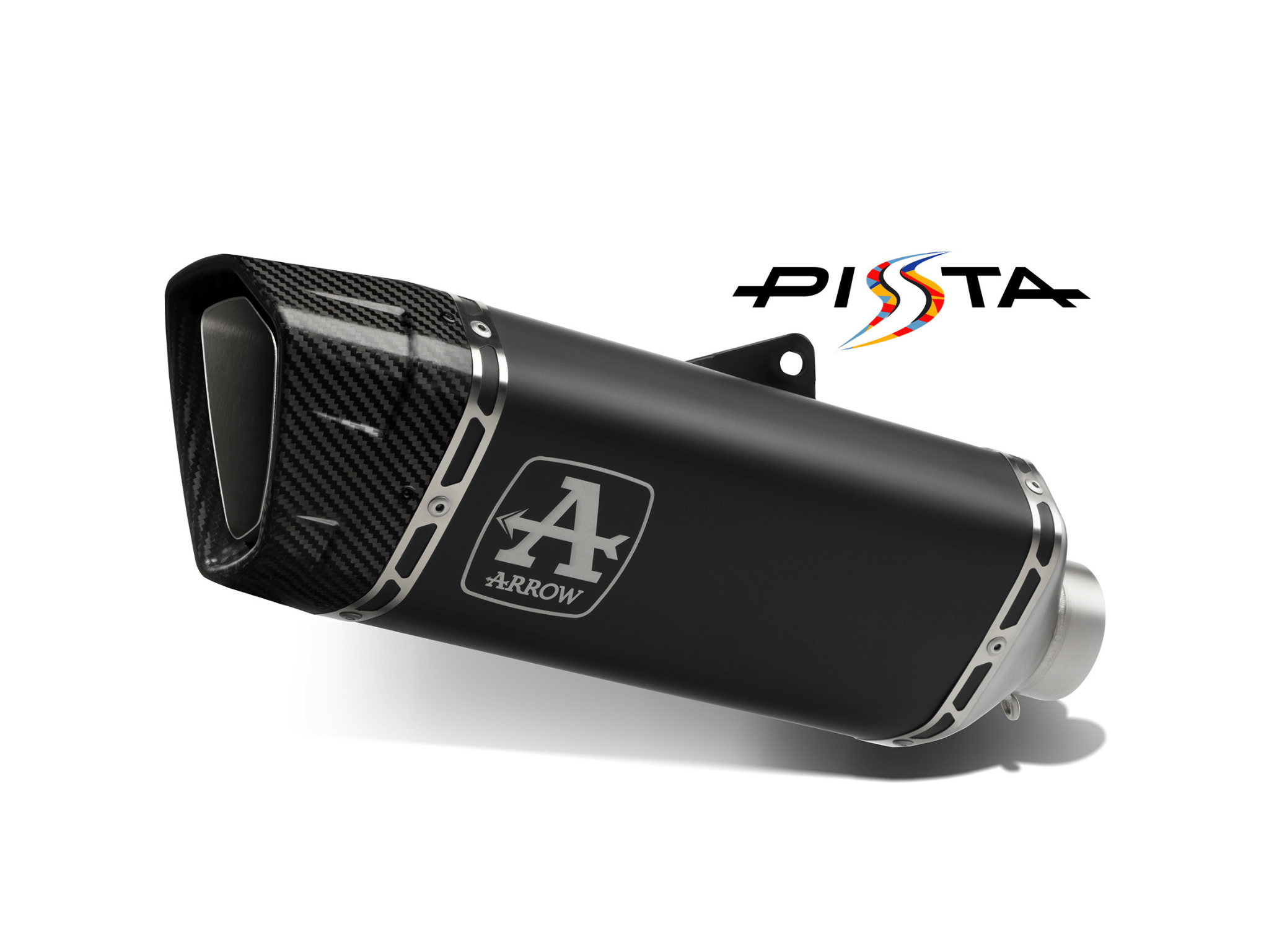 HONDA CB 750 HORNET ARROW Exhaust Pista Aluminium "Dark" Silencer 2023-2024