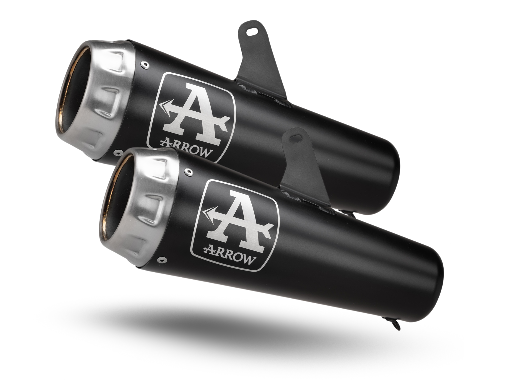DUCATI HYPERMOTARD 950 / 950 SP ARROW Exhaust Pro-Race Nichrom "Dark" Silencers 2019-2021