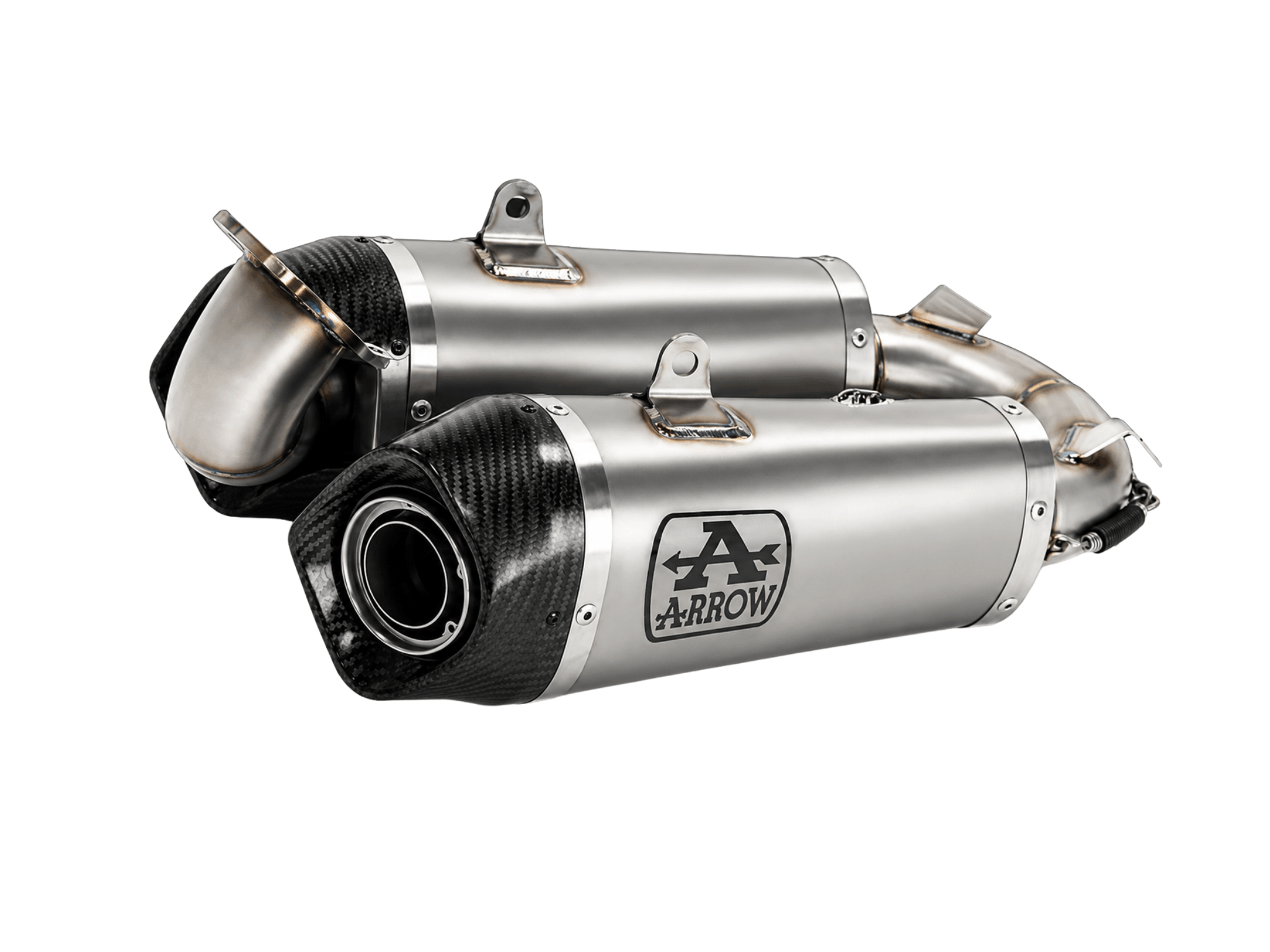 DUCATI PANIGALE V2 ARROW Exhaust Titanium Works Silencers 2020-2024