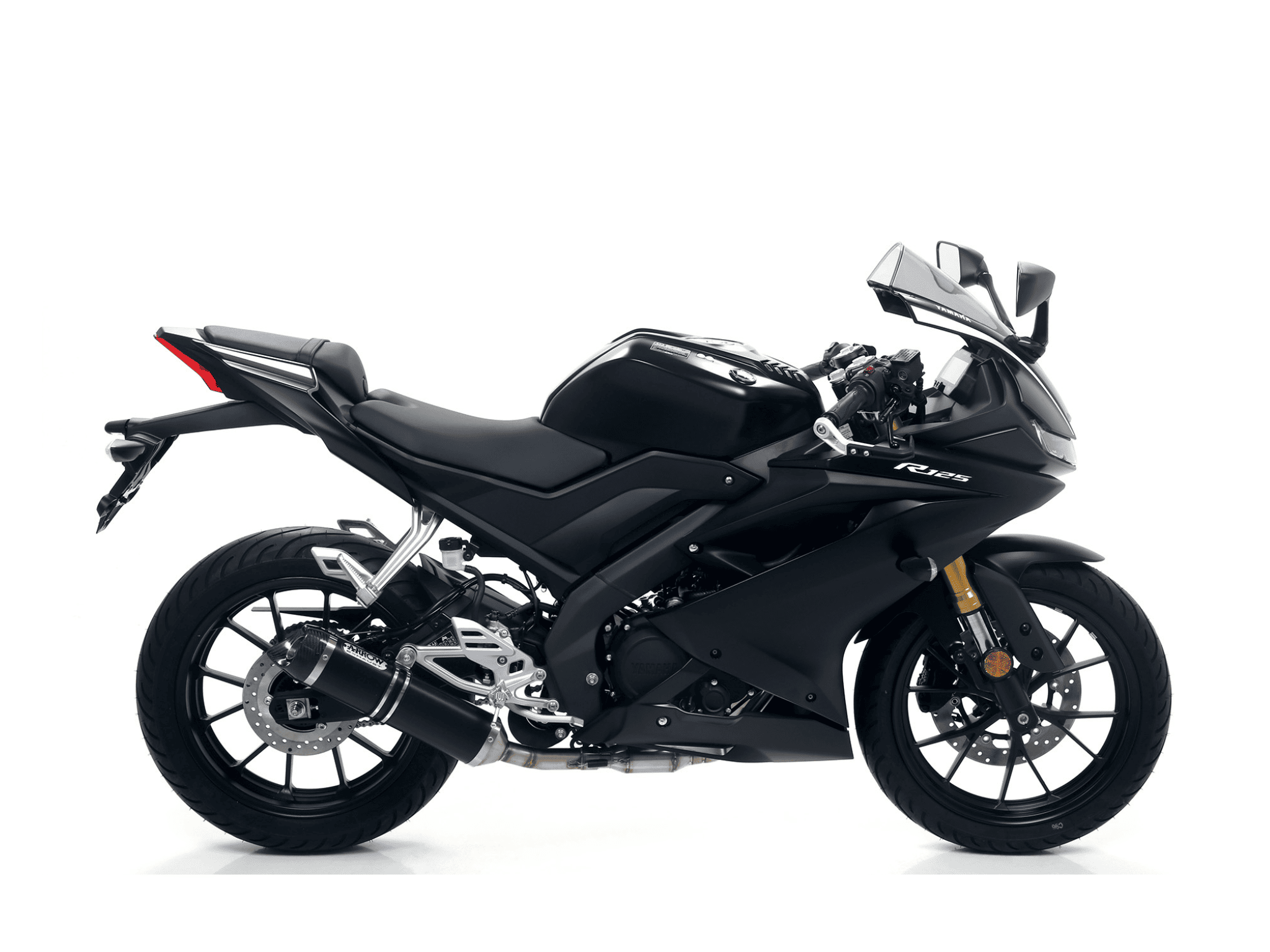 YAMAHA R125 ARROW Exhaust Street Thunder Aluminium "Dark" Silencer 2021-2022 - Slika 2