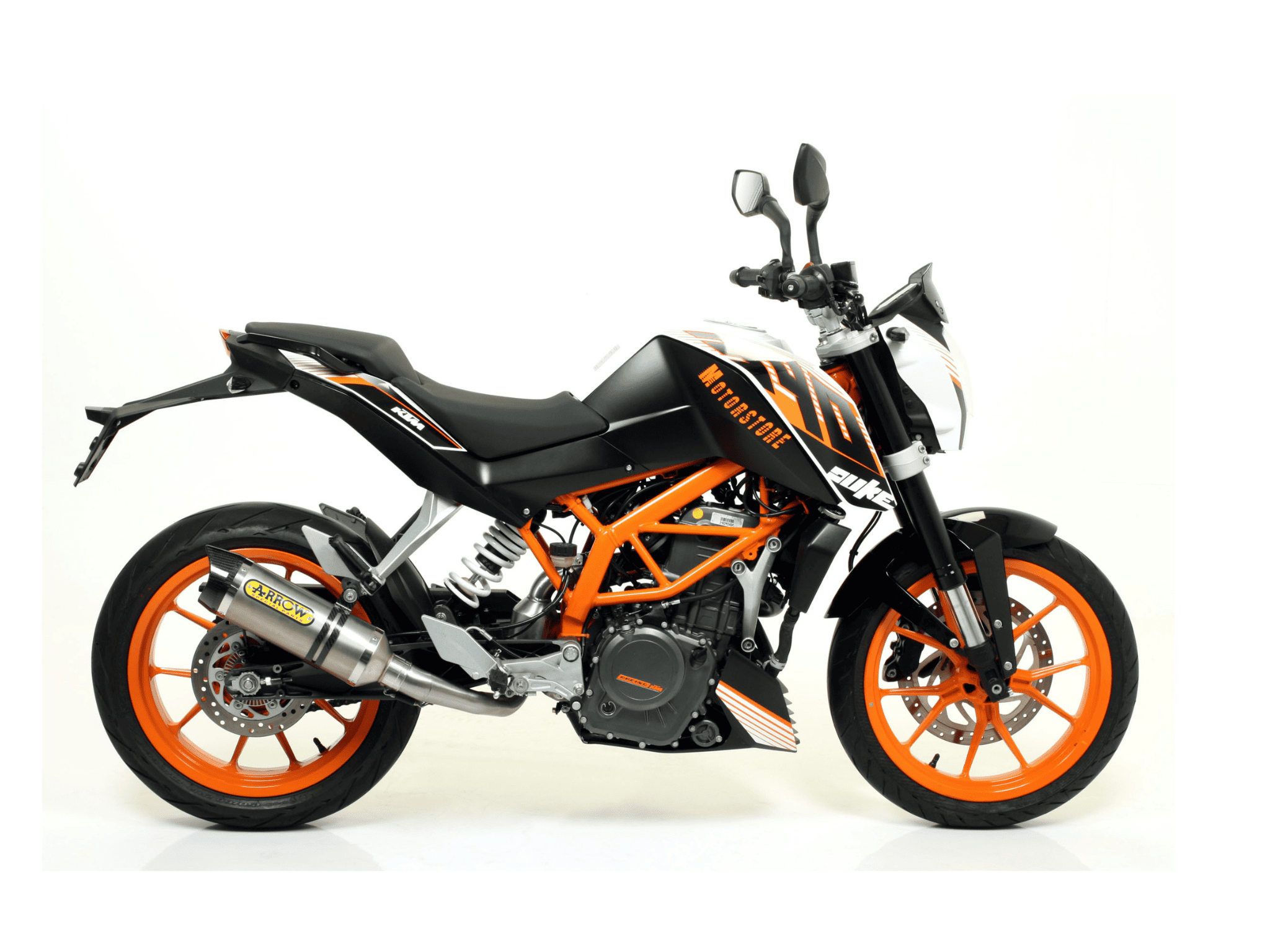 KTM 390 DUKE ARROW Exhaust Thunder Aluminium Silencer 2013-2016 - immagine 2