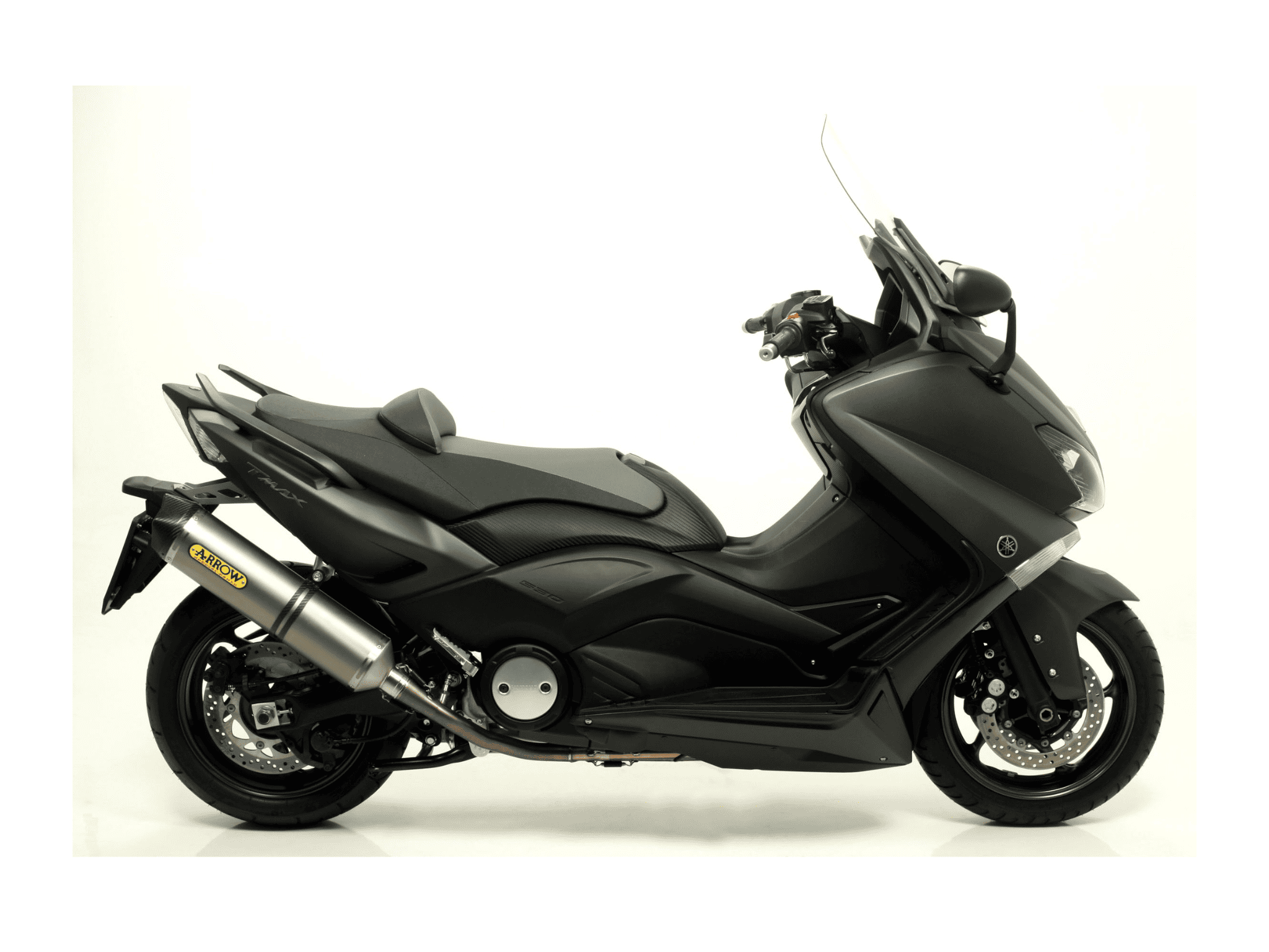 YAMAHA T-MAX 530 ARROW Exhaust Race-Tech Aluminium "Dark" Silencer 2012-2016 - Slika 2
