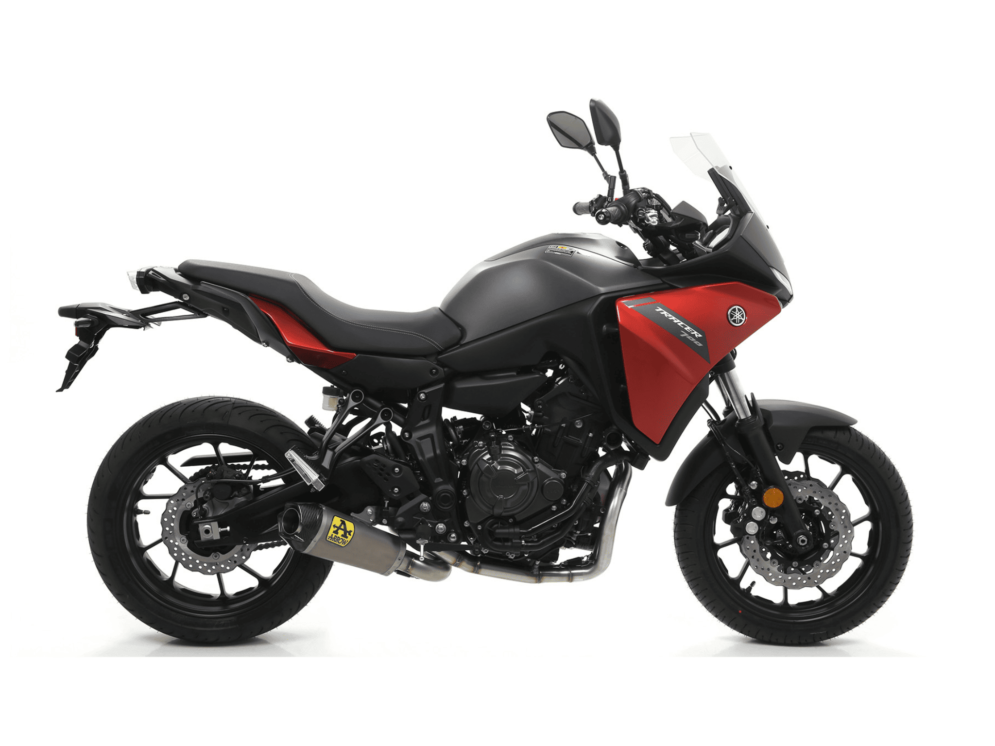 YAMAHA TRACER 700 ARROW Exhaust Works Titanium Silencer 2020 - Slika 2