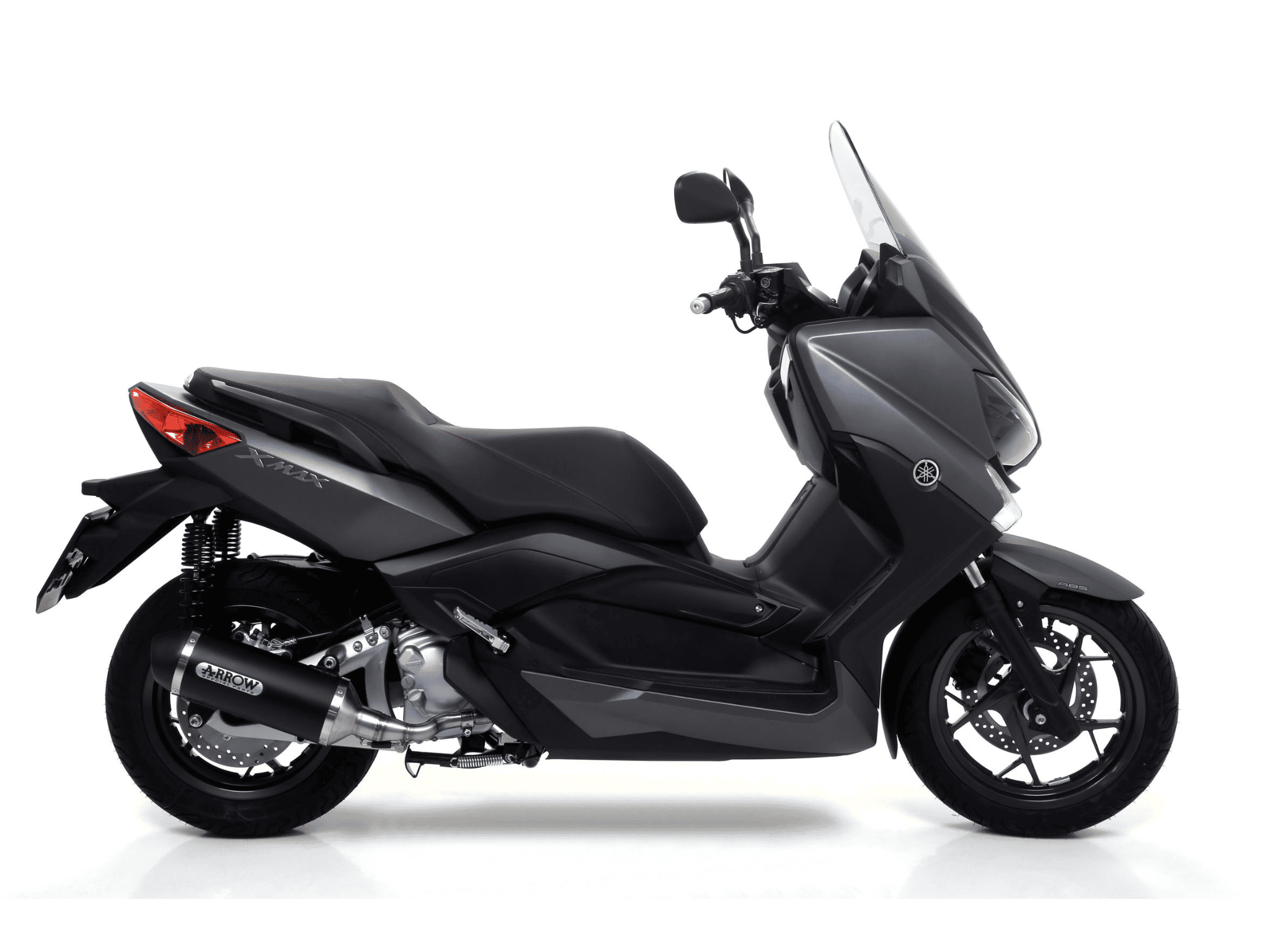 YAMAHA X-MAX 250 ARROW Exhaust Urban Aluminium "Dark" Silencer 2009-2016 - Slika 2