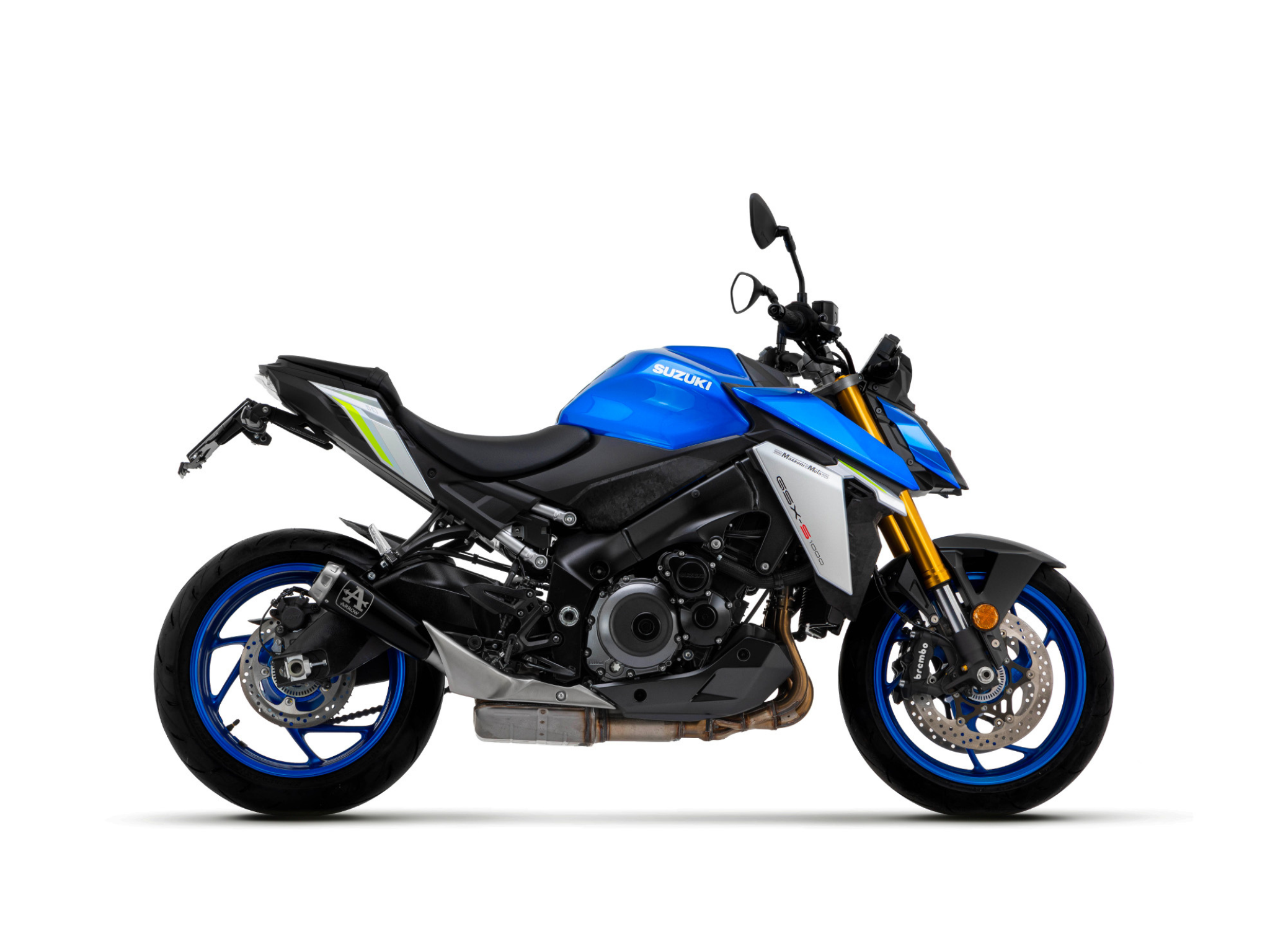 SUZUKI GSX-S 1000 ARROW Exhaust Pro-Race Nichrom "Dark" Silencer 2021-2024 - Image 2