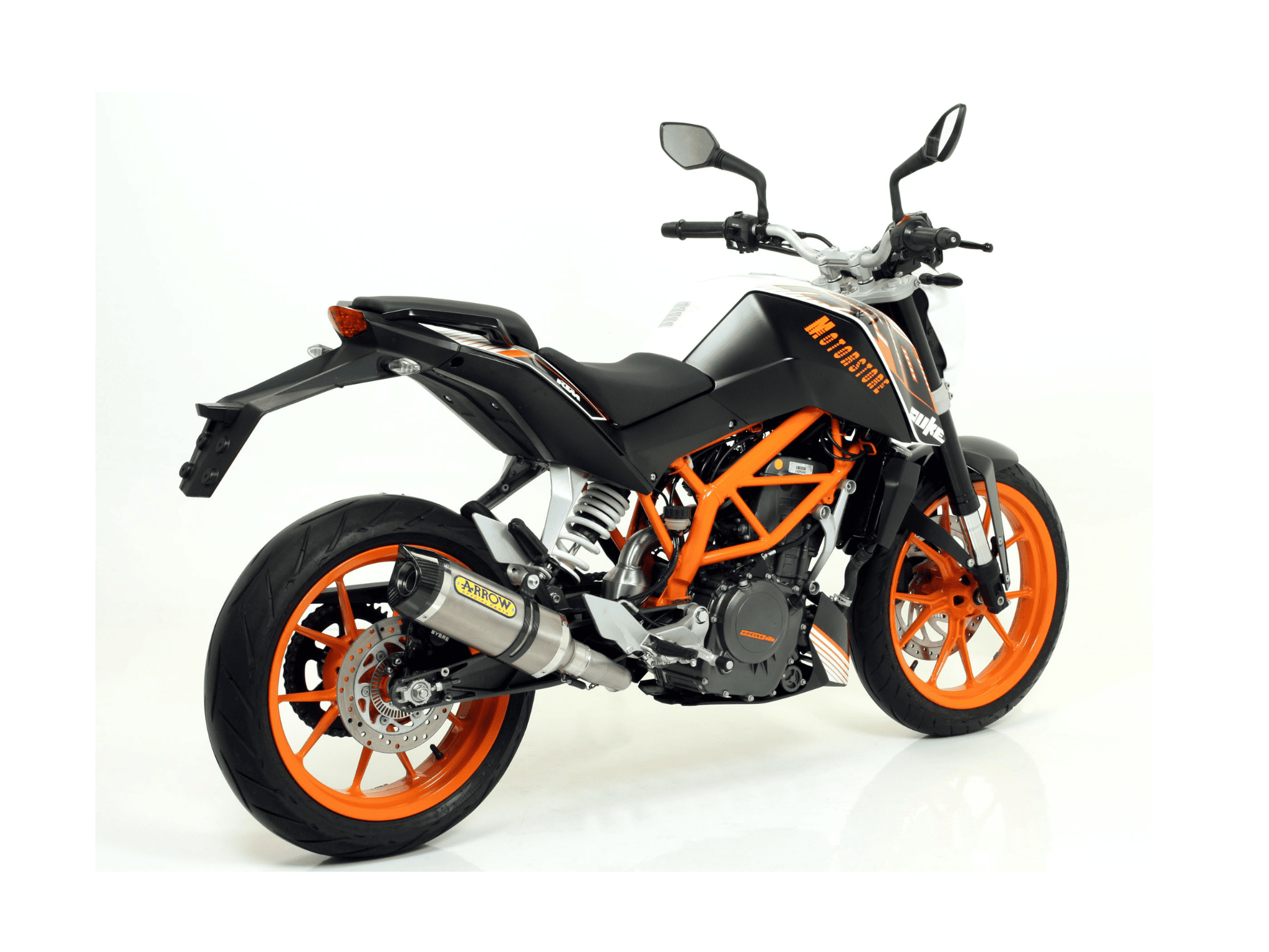 KTM 390 DUKE ARROW Exhaust Thunder Aluminium Silencer 2013-2016 - immagine 3