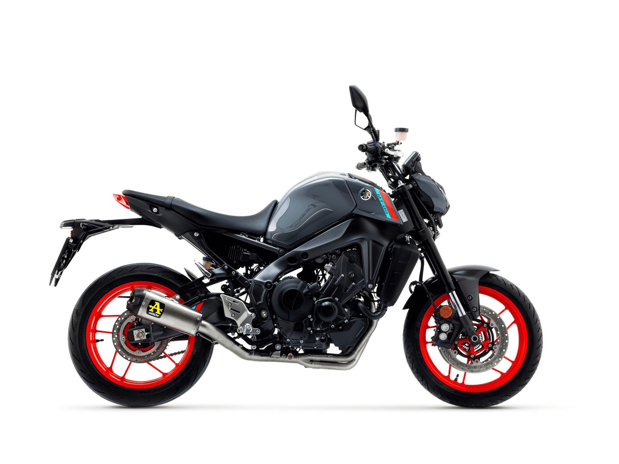 YAMAHA MT-09 ARROW Exhaust Works Titanium Silencer 2021-2023 - Slika 3