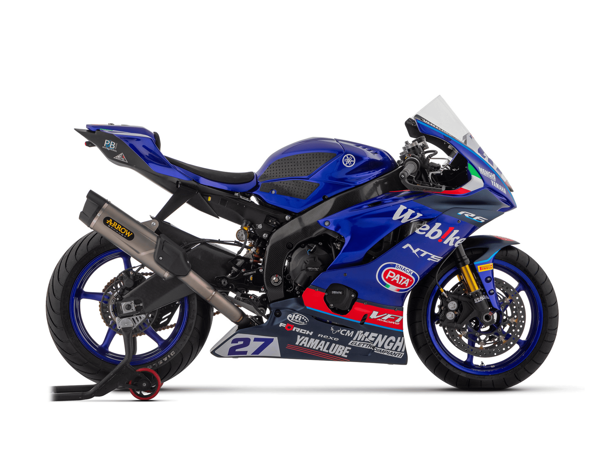 YAMAHA R6 ARROW Exhaust Competition EVO "FULL TITANIUM" Full System FIM approved (105dB) 2021-2024 - Slika 2