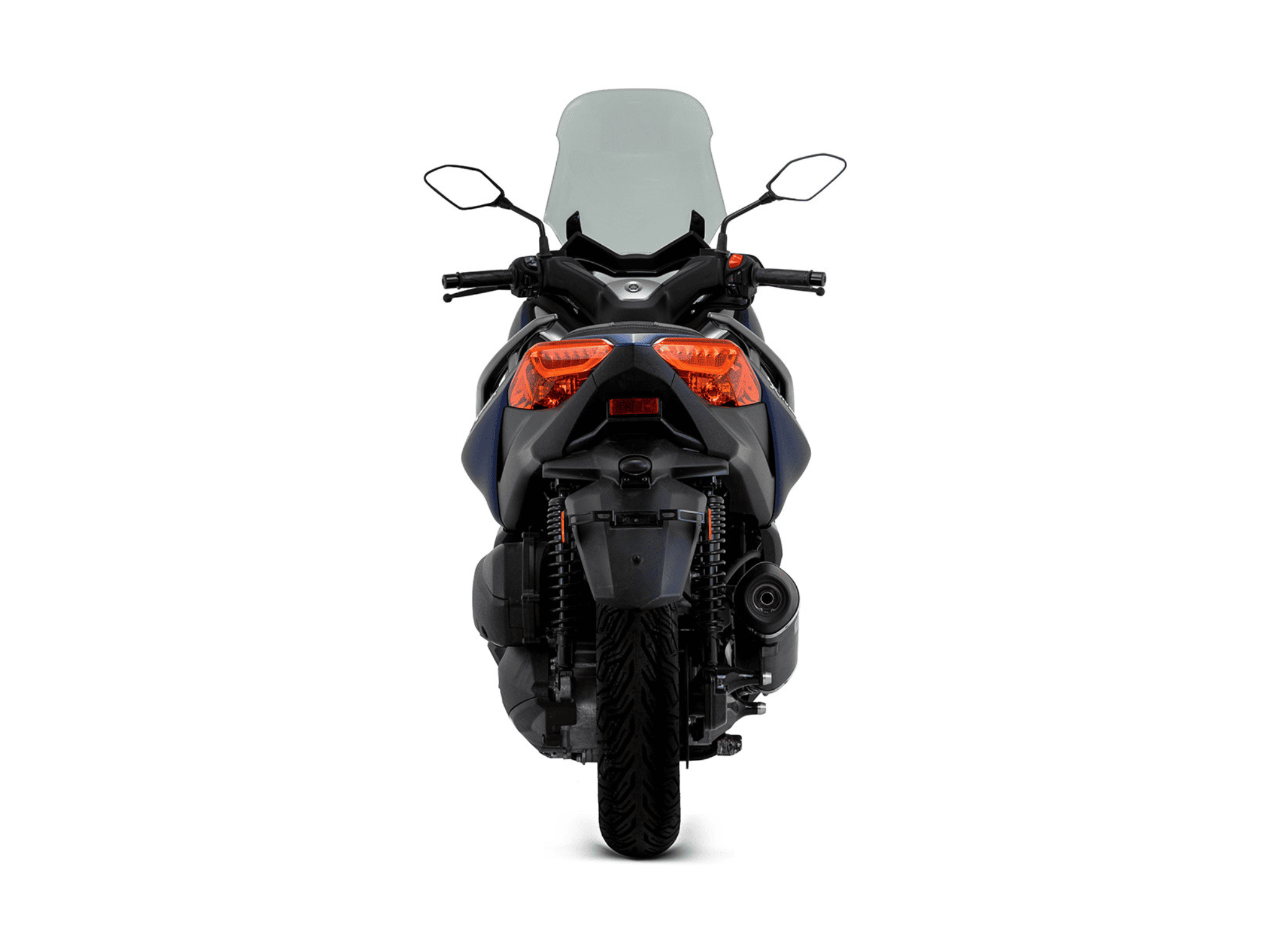 YAMAHA X-MAX 300 ARROW Exhaust Urban Aluminium "Dark" Silencer with Carbon end cap 2021-2024 - Slika 4