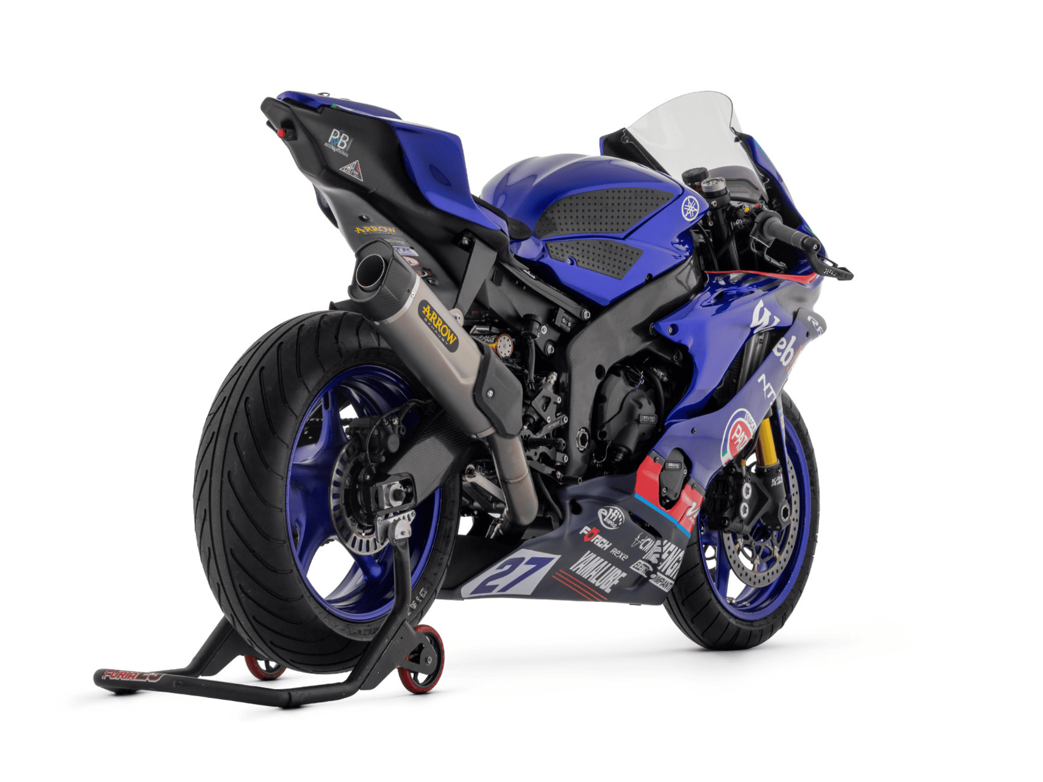 YAMAHA R6 ARROW Exhaust Competition EVO "FULL TITANIUM" Full System FIM approved (105dB) 2021-2024 - Slika 3