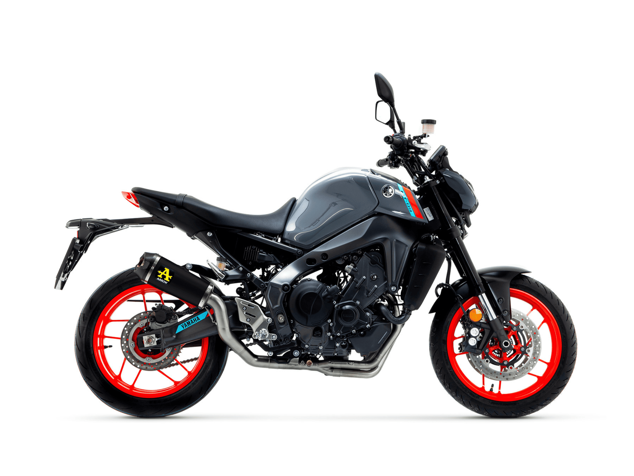YAMAHA MT-09 ARROW Exhaust Works Nichrom "Dark"Silencer 2021-2023 - Slika 2