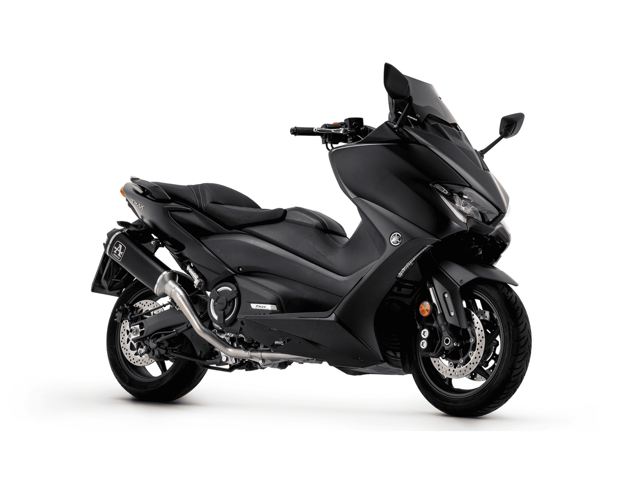 YAMAHA T-MAX 560 ARROW Exhaust Full System with Indy Race Titanium "Dark" Silencer 2020-2024 - Slika 3
