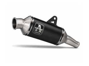 MOTO MORINI X-CAPE 650 ARROW Exhaust Indy-Race Aluminium "Dark" Silencer 2022-2025