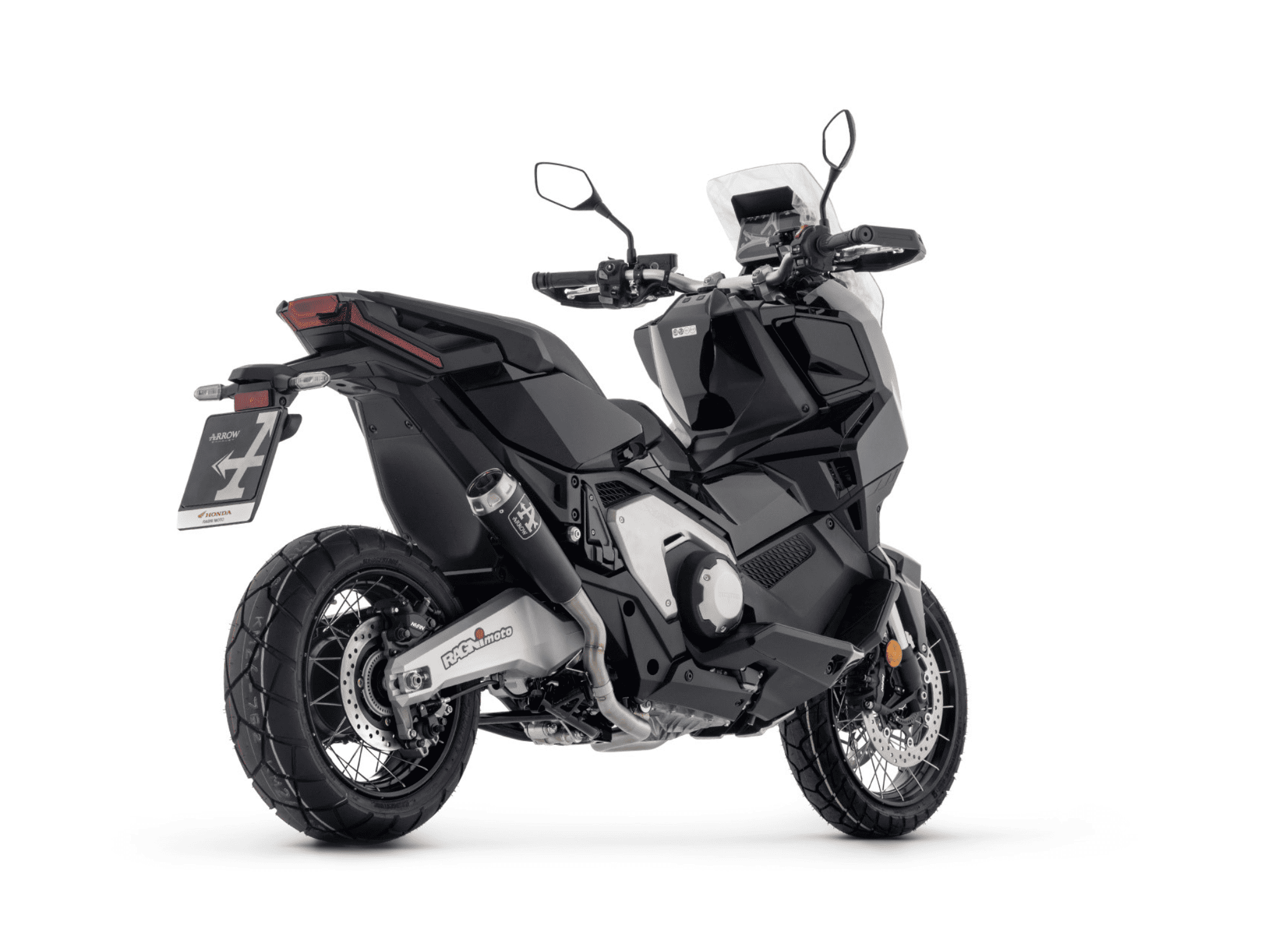 HONDA X-ADV 750 ARROW Exhaust Pro-Race Nichrom "Dark" Silencer 2025-2026 - immagine 3
