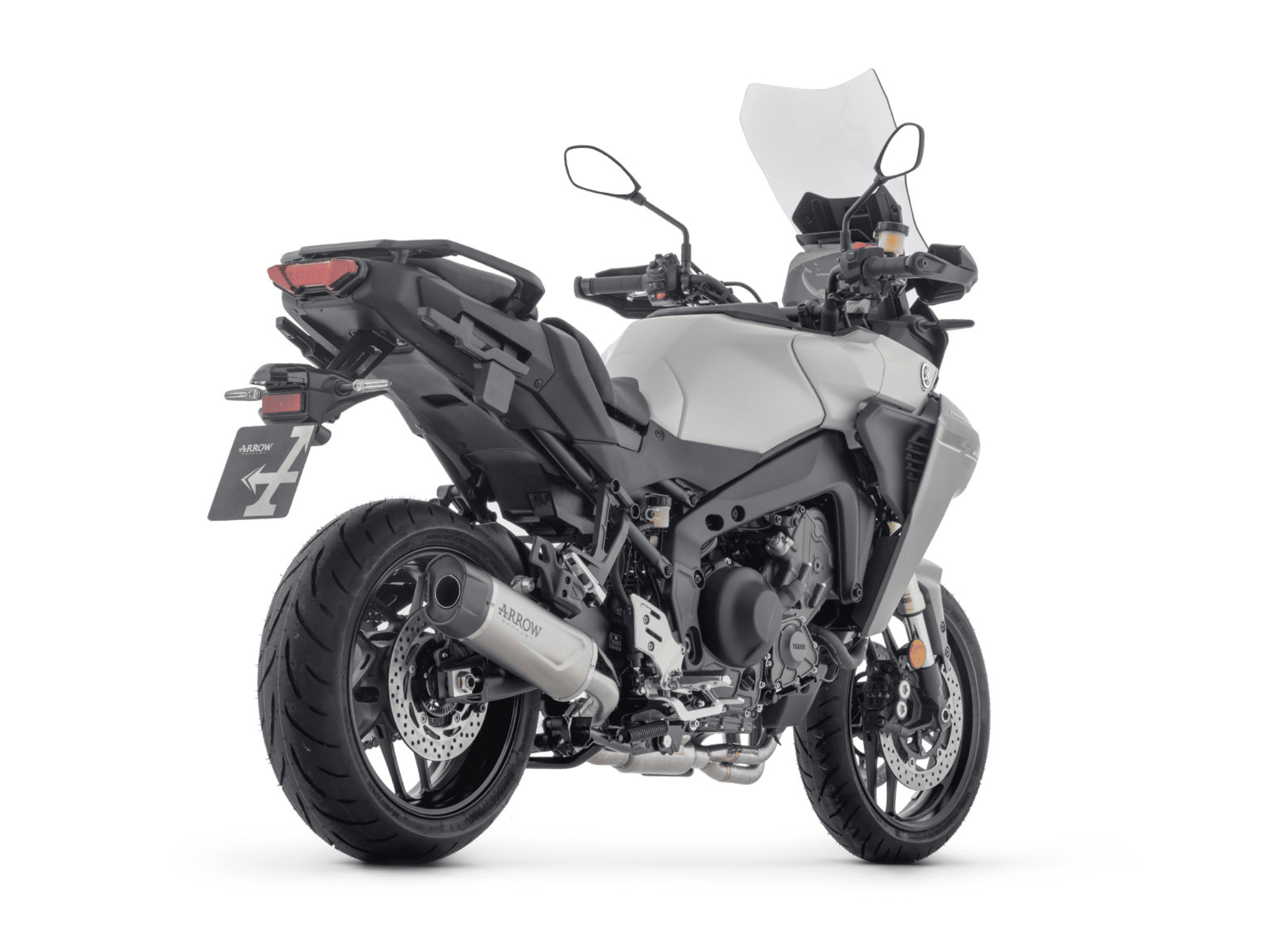 YAMAHA TRACER 9 ARROW Exhaust Full System with Indy Race EVO Aluminium ...