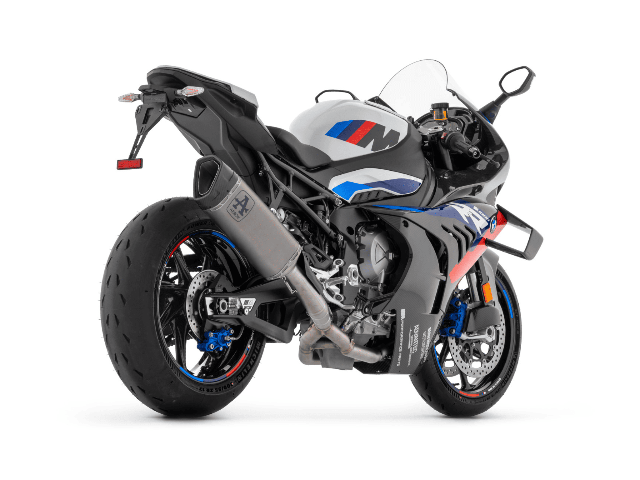 BMW M 1000 RR ARROW Exhaust COMPETITION "SBK" Full Titanium Full System with Titanium "Dark" Silencer 2020-2024 - immagine 3