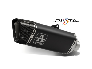 APRILIA RSV4 ARROW Exhaust Pista Titanium "Dark" Silencer with Titanium Link pipe 2025-2026