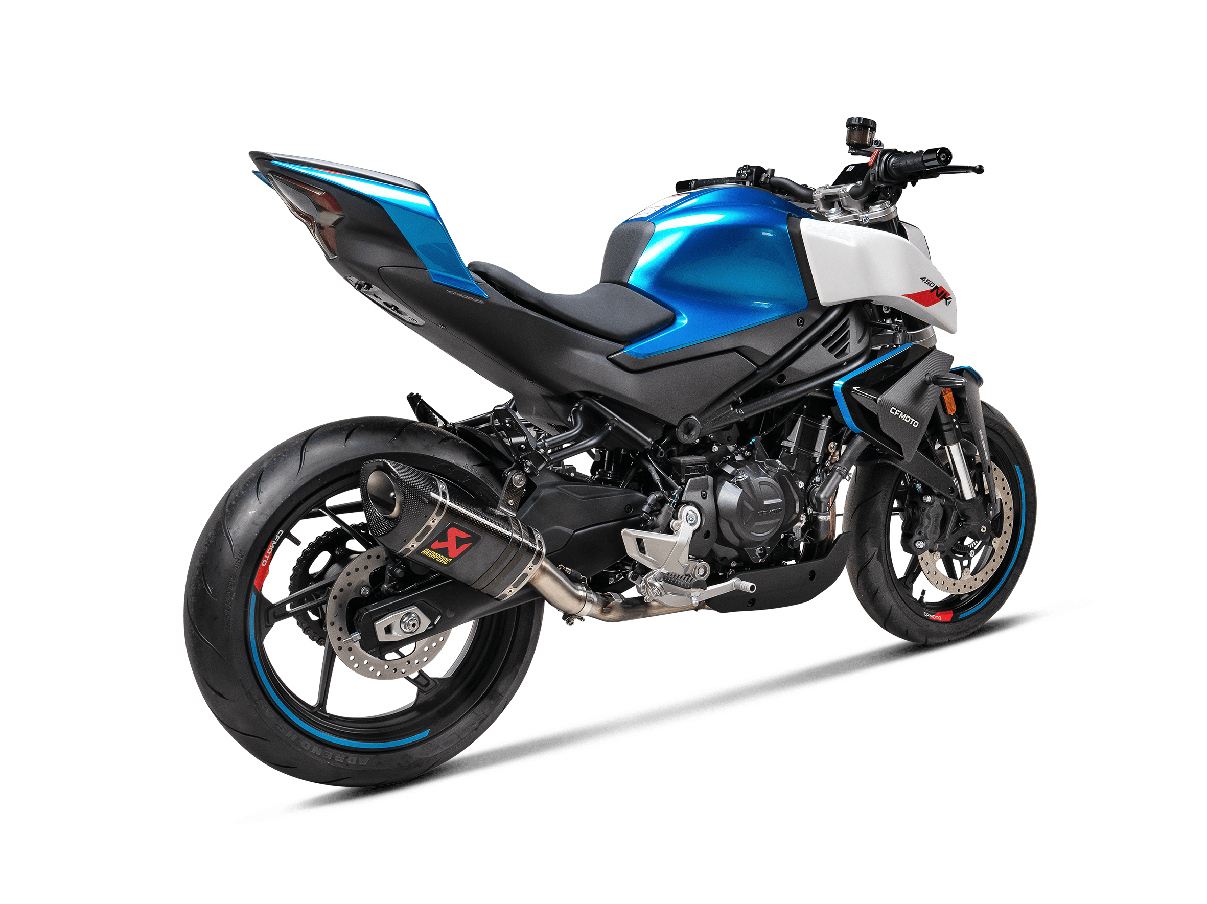 CF MOTO 450 NK Akrapovič Slip-On Line (Carbon) 2024-2026 - Slika 3