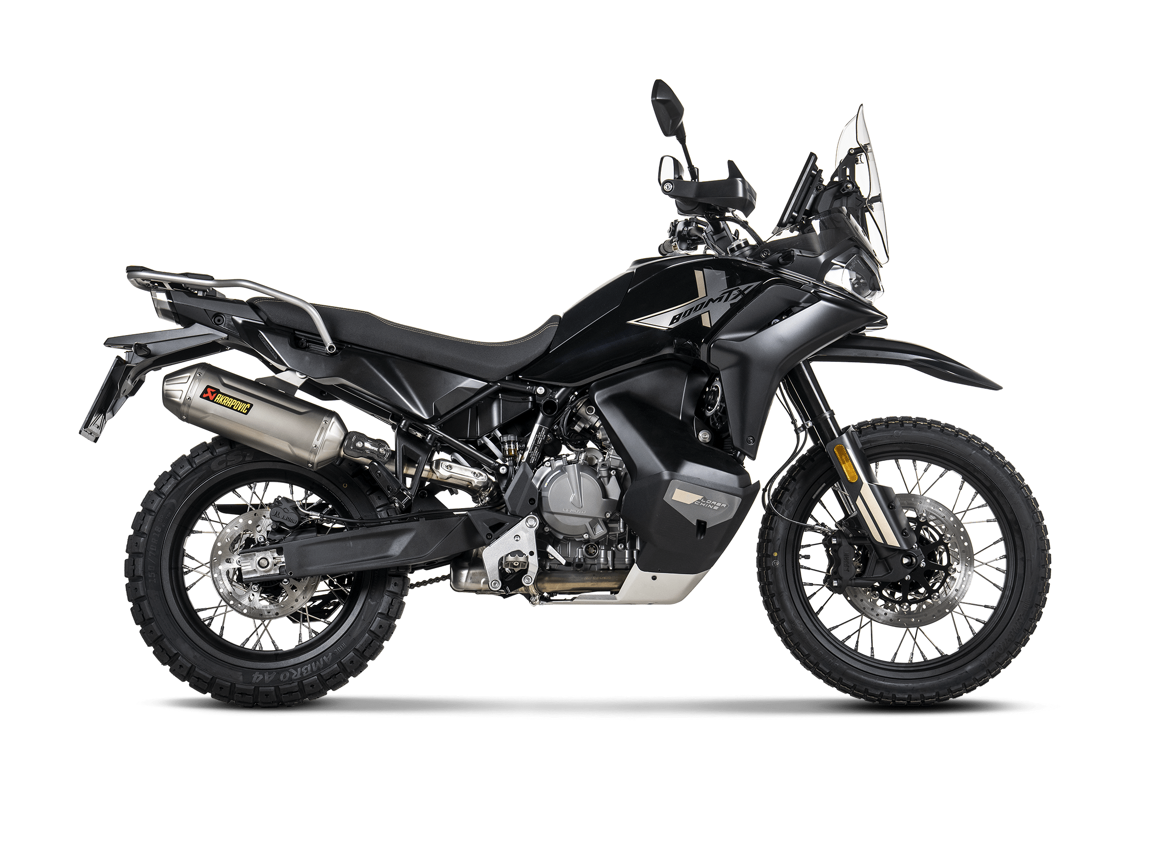 CF MOTO 800 MT-X Akrapovič Slip-On Line (Titanium) 2025-2026 - Slika 2