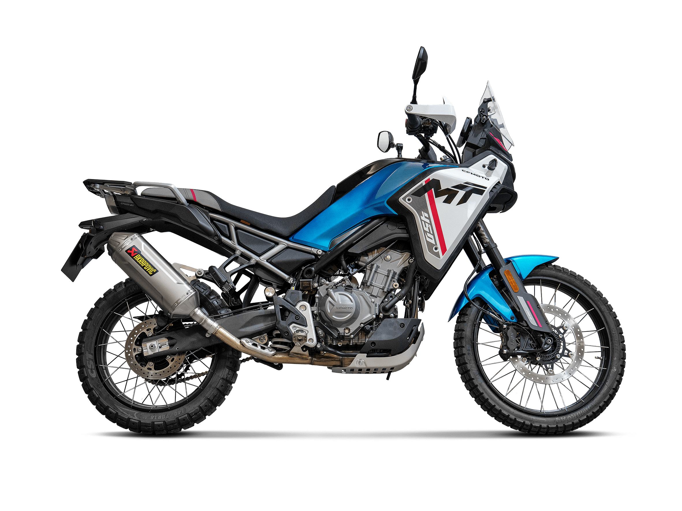 CF MOTO 450 MT Akrapovič Slip-On Line (Titanium) 2025-2026 - Slika 2
