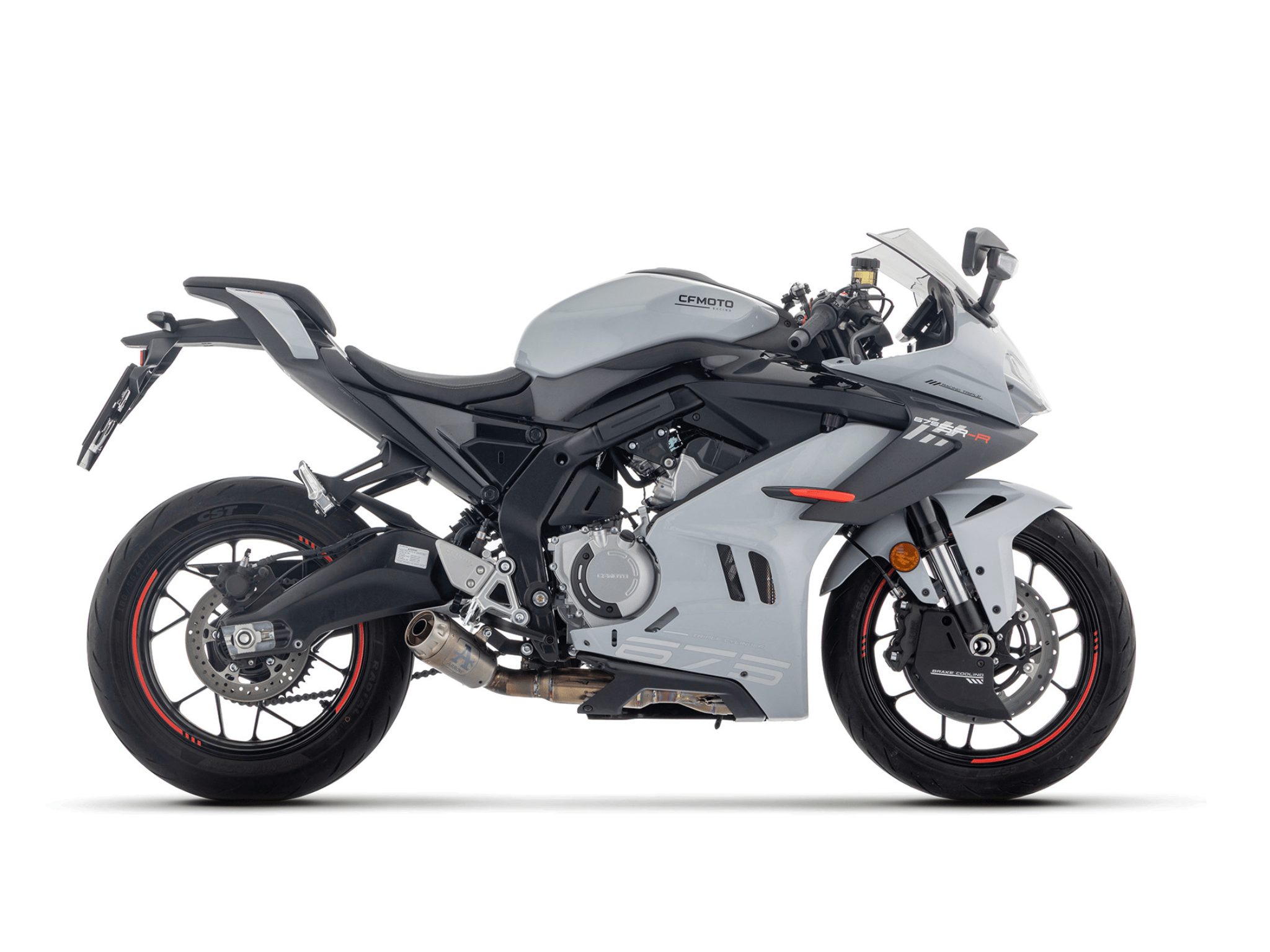 CF MOTO 675 SR-R ARROW Exhaust RACING Full System with Pro-Race Nichrom Silencer 2025-2026 - Slika 2