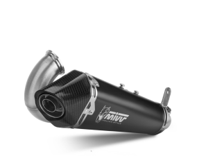 DUCATI STREETFIGHTER V2 MIVV Exhaust DELTA RACE Black Slip-On Silencer 2022-2024