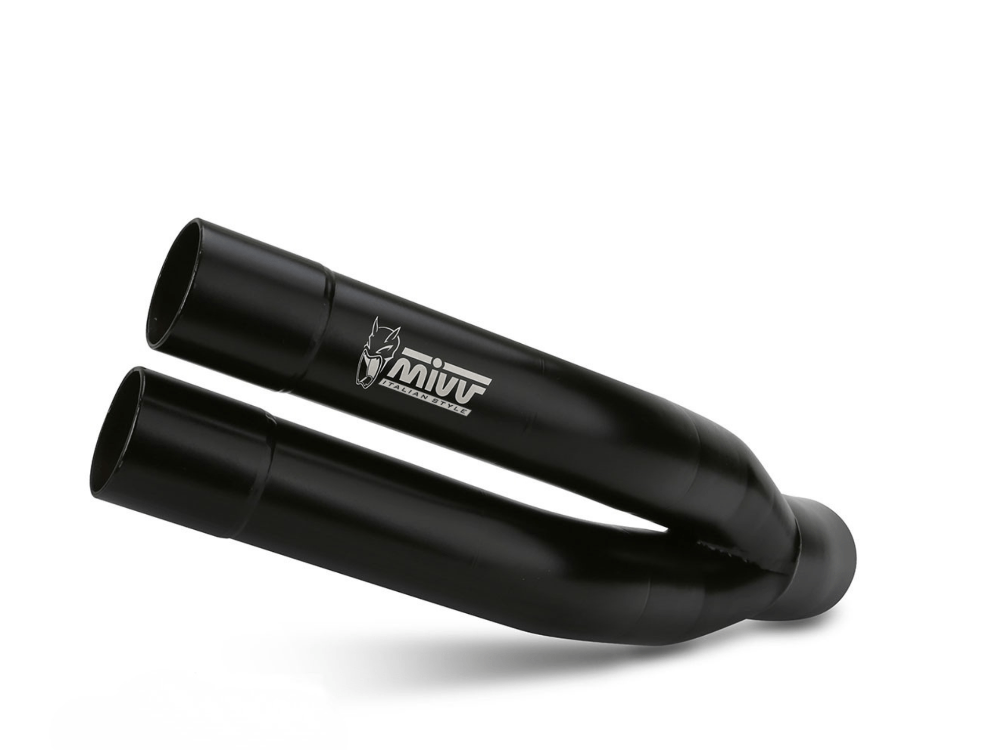 BENELLI 502C MIVV Exhaust DOUBLE GUN Black Slip-On Silencer 2019-2024