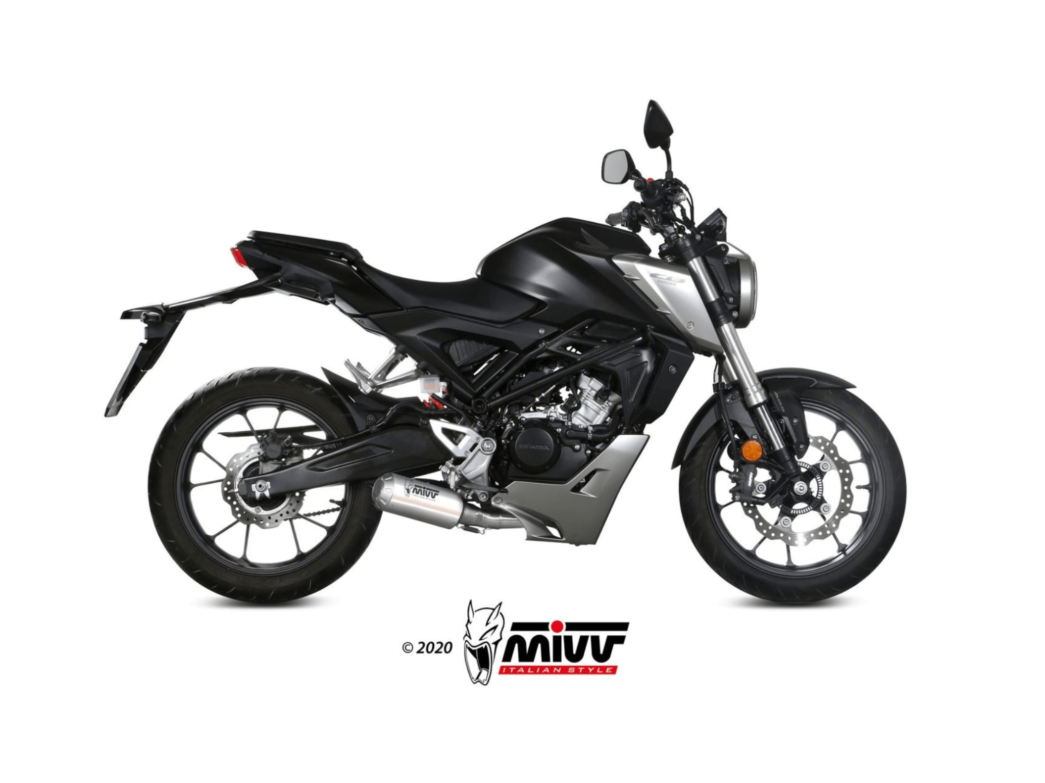 HONDA CB 125 R MIVV Exhaust Full System with MK3 Silencer 2018-2020 - Slika 2