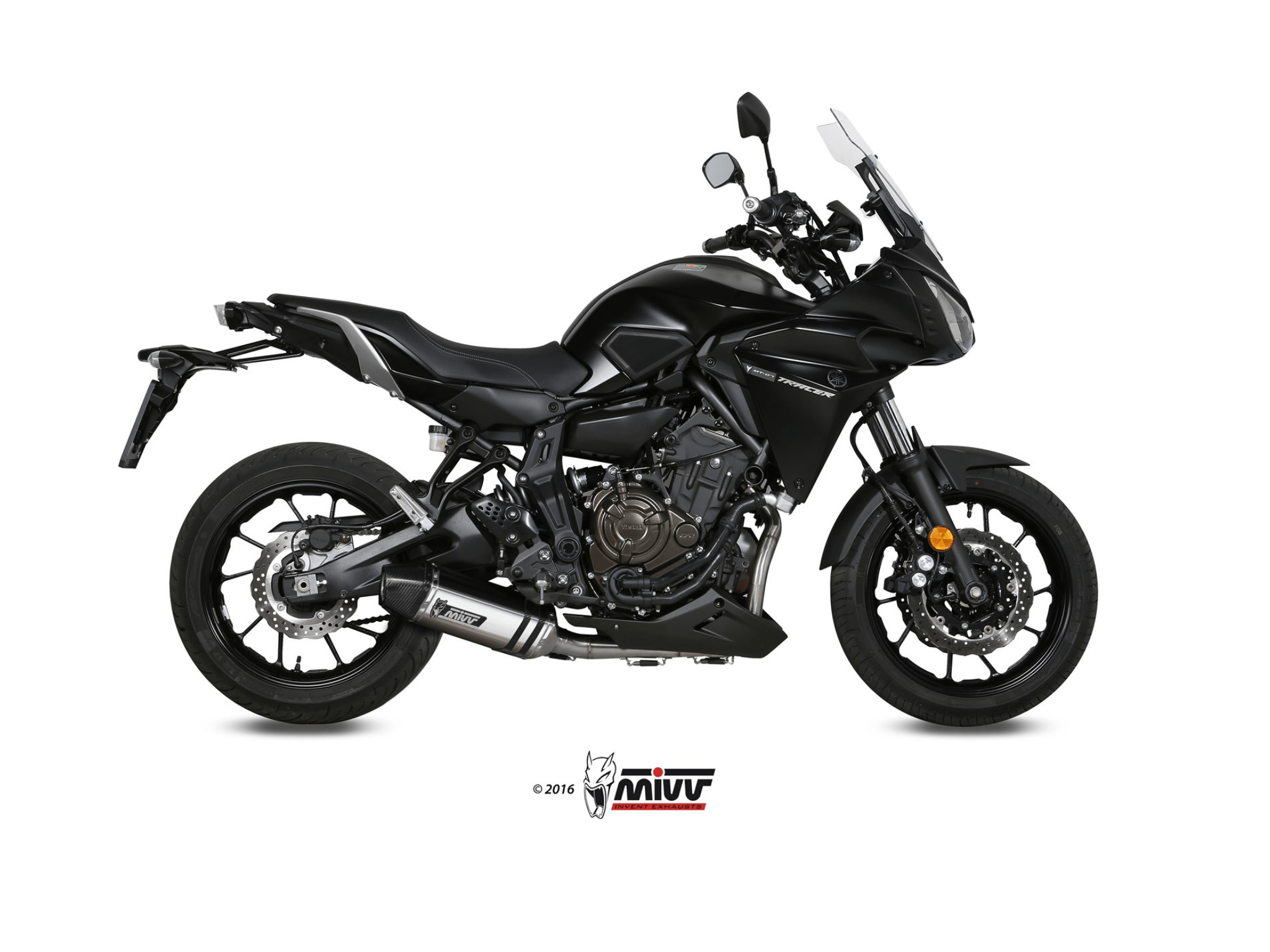 YAMAHA TRACER 7 MIVV Exhaust Complete System with SPEED EDGE Silencer 2021-2024 - Slika 2